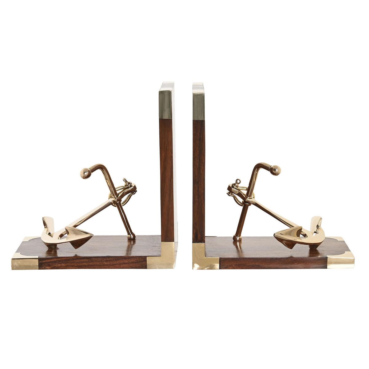 fermalibri-dkd-home-decor-30-x-10-x-16-cm-ancora-vintage-ottone