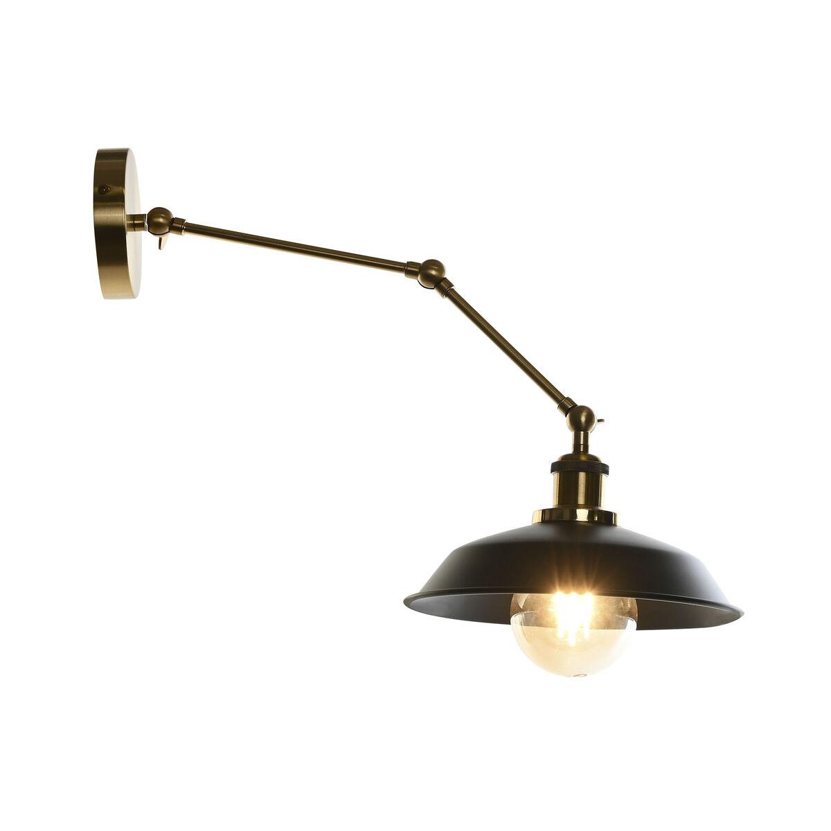 lampada-da-parete-dkd-home-decor-nero-dorato-metallo-50-w-vintage-220-v-26-x-53-x-23-cm