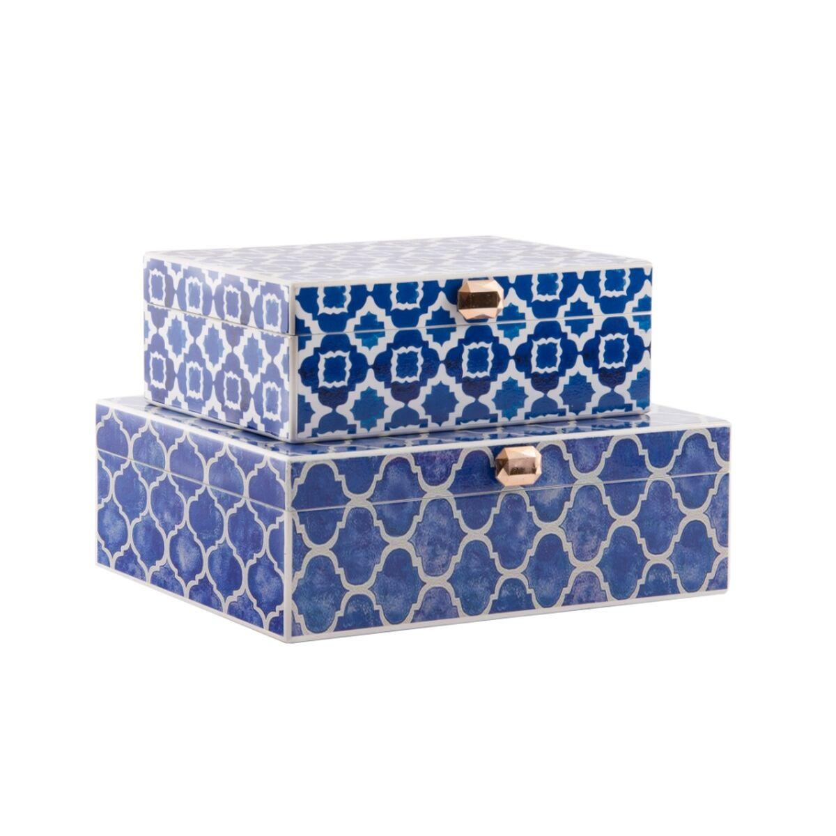 scatola-portagioie-dkd-home-decor-azzurro-blu-marino-legno-24-x-20-x-8-cm-2-unita