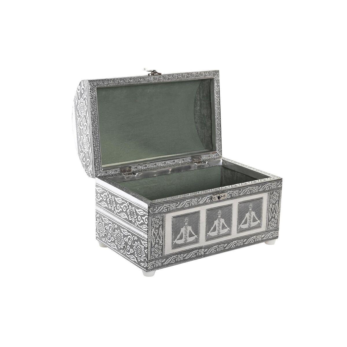 scatola-portagioie-dkd-home-decor-verde-argentato-legno-alluminio-25-x-15-x-18-cm