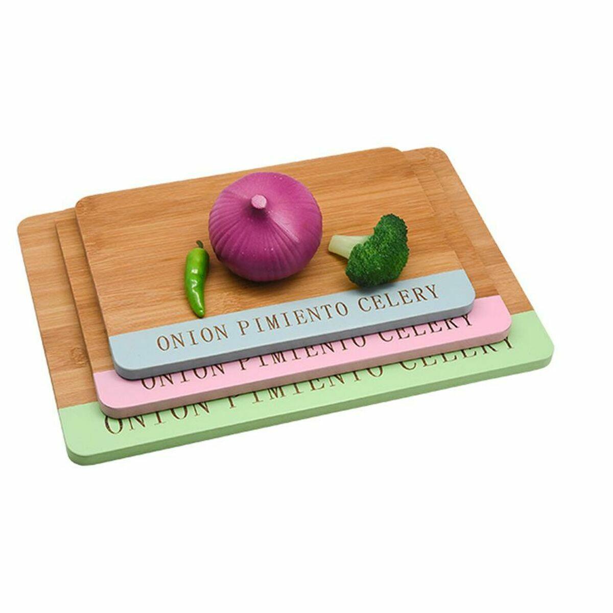 tagliere-per-formaggi-dkd-home-decor-bambu-acciaio-inossidabile-33-5-x-24-x-2-cm-3-unita