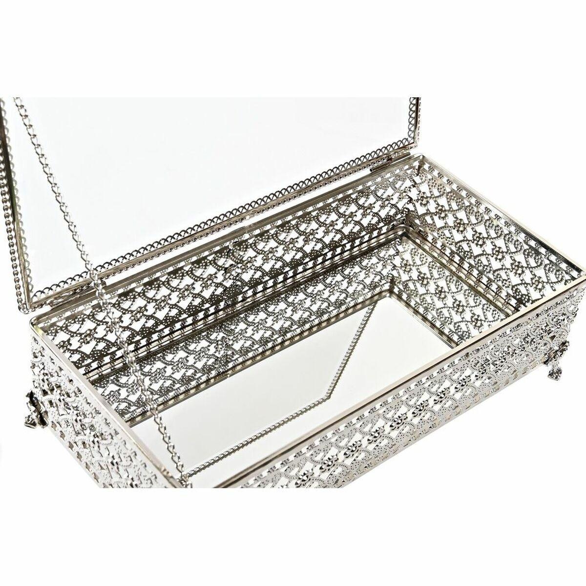 scatola-portagioie-dkd-home-decor-cristallo-argentato-metallo-25-5-x-12-5-x-7-5-cm