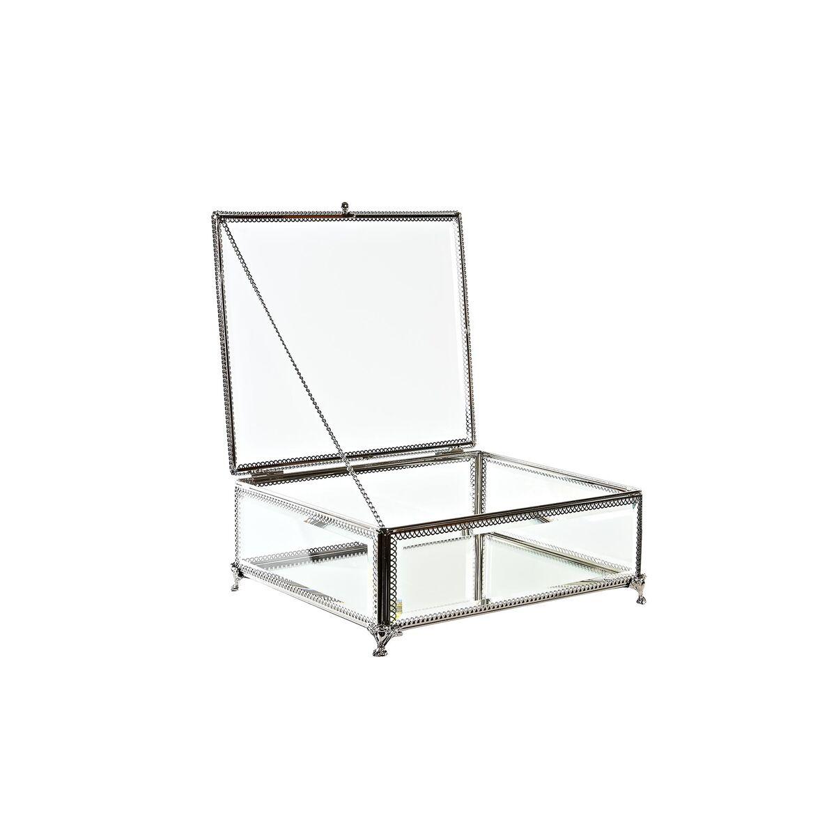 scatola-portagioie-dkd-home-decor-trasparente-argentato-metallo-cristallo-25-x-21-x-10-cm