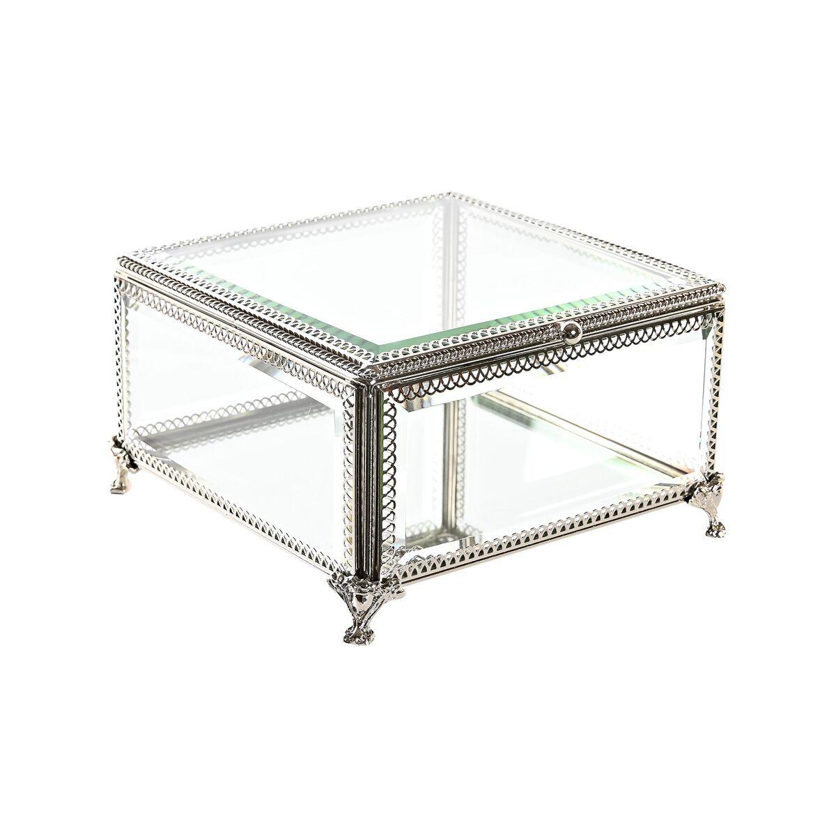 scatola-portagioie-dkd-home-decor-cristallo-metallo-16-x-16-x-10-cm-argentato-trasparente
