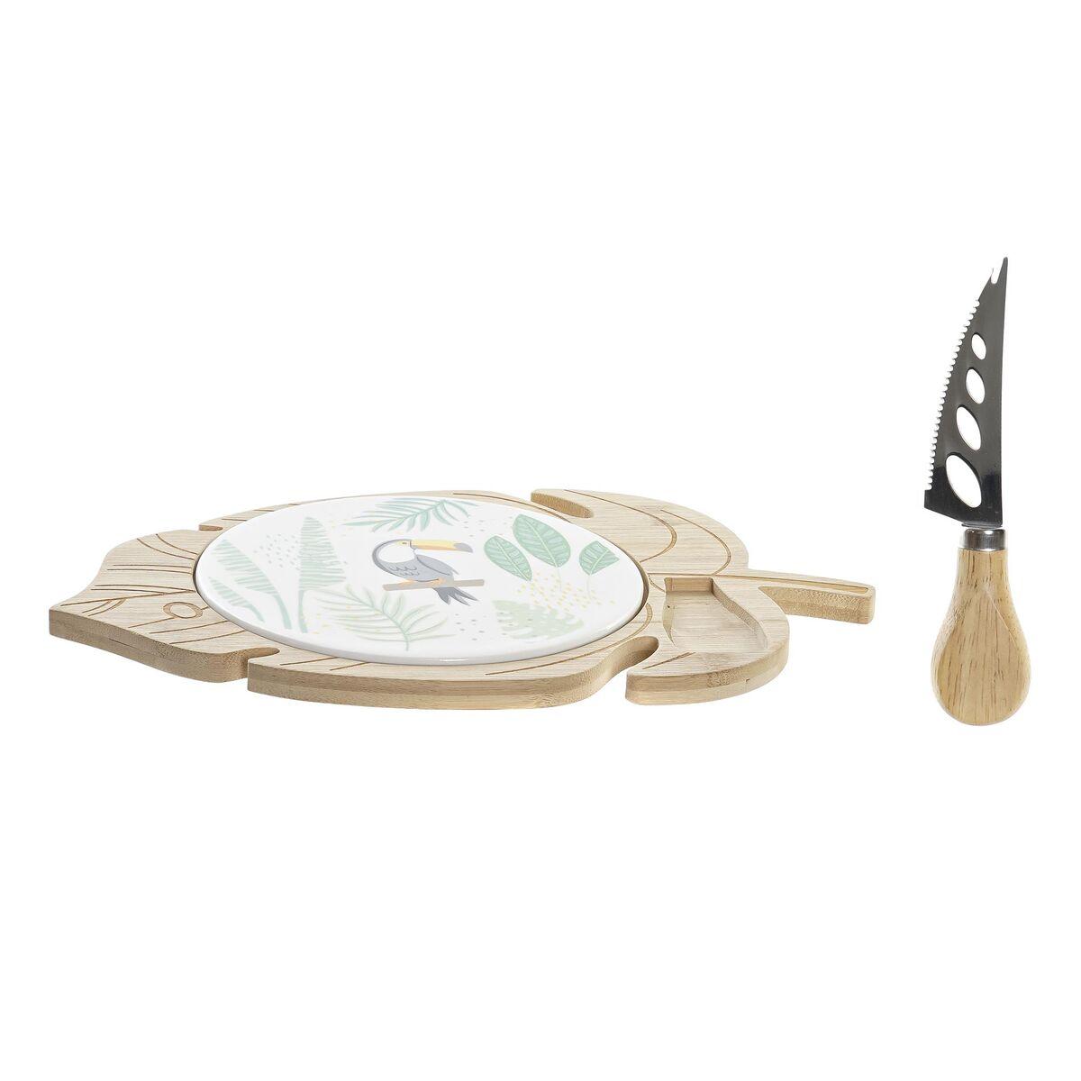 tagliere-per-formaggi-dkd-home-decor-bambu-gres-28-x-18-x-3-cm-12-unita