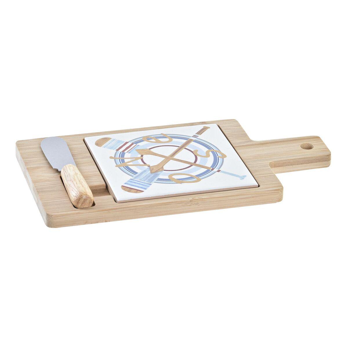 tagliere-per-formaggi-dkd-home-decor-bambu-alluminio-gres-21-5-x-11-8-x-1-5-cm-3-pezzi