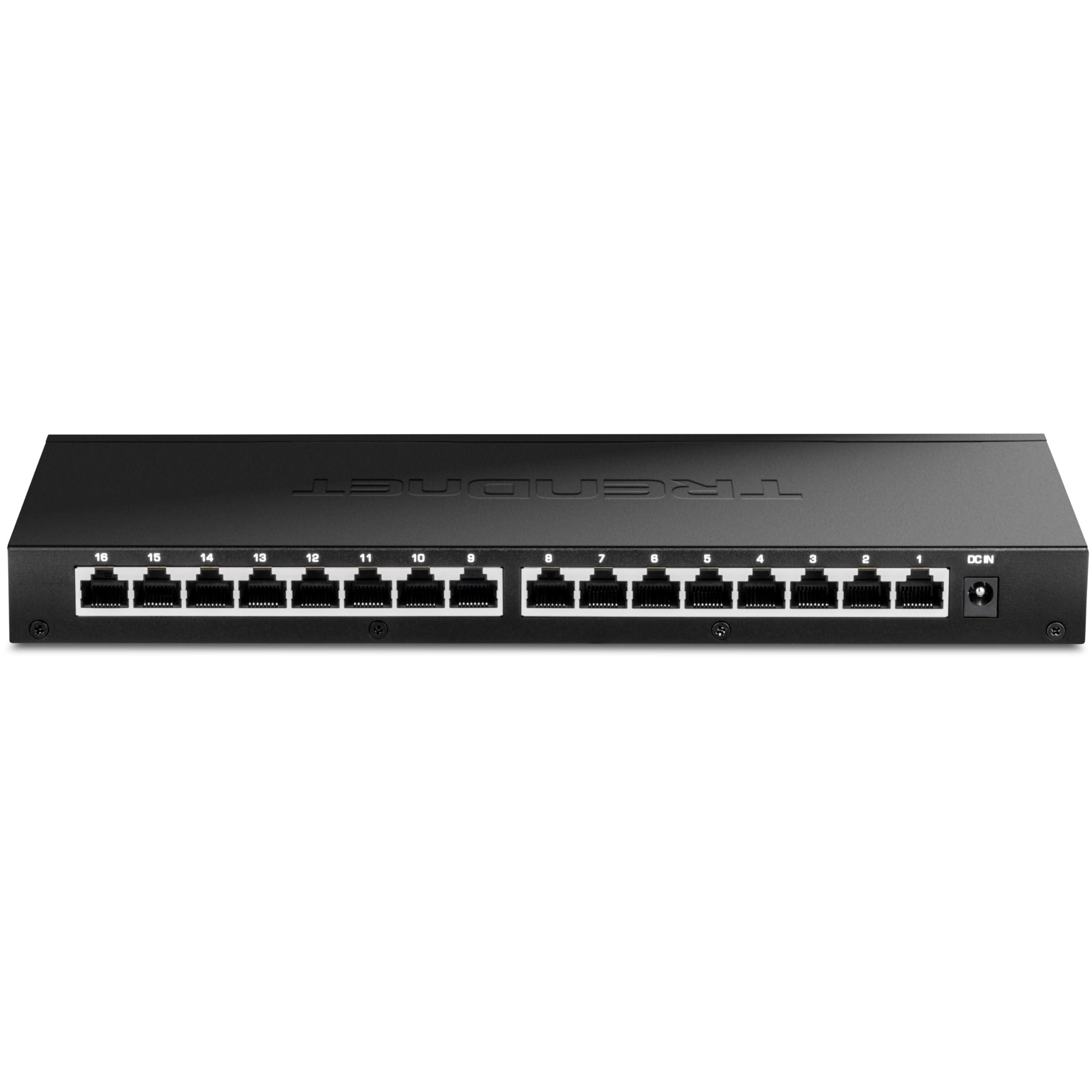 trendnet-switch-ethernet-di-rete-desktop-2-5g-non-gestito-a-16-porte-teg-s3160-16-porte-rj-45-da-2-5-gb-capacita-di-switching-di-80-gbps-conforme-ndaa-taa-protezione-a-vita-nero