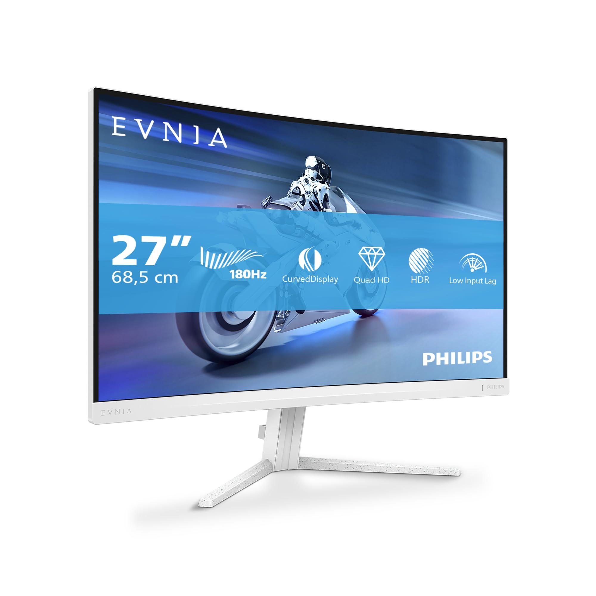 philips-evnia-27m2c5501-monitor-gaming-curvo-qhd-da-27-pollici-180-hz-1-ms-gtg-freesync-premium-2560x1440-2x-hdmi-2-0-1x-displayport1-4-bianco