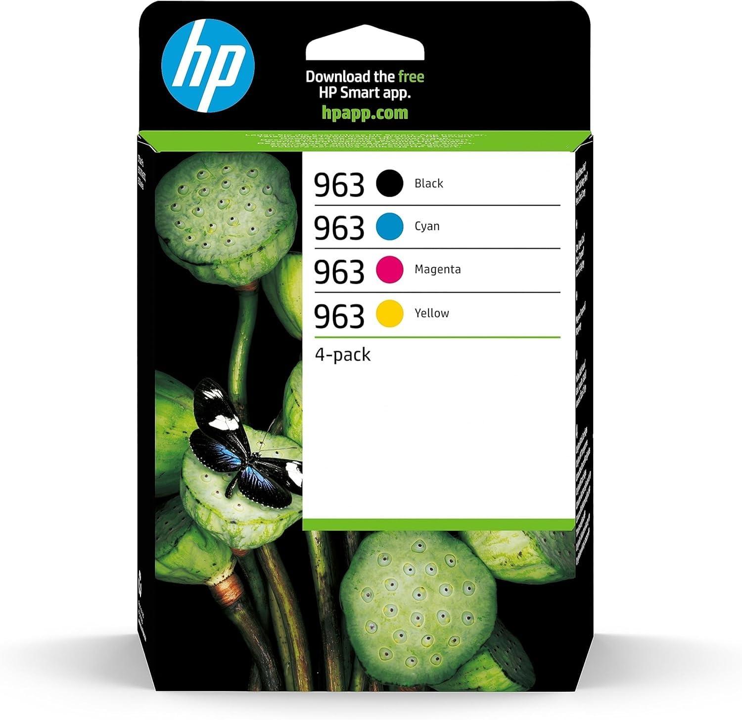 hp-963-nero-ciano-giallo-e-magenta-6zc70ae-confezione-da-4-cartucce-originali-compatibili-con-stampanti-hp-officejet-pro-serie-9010-9020