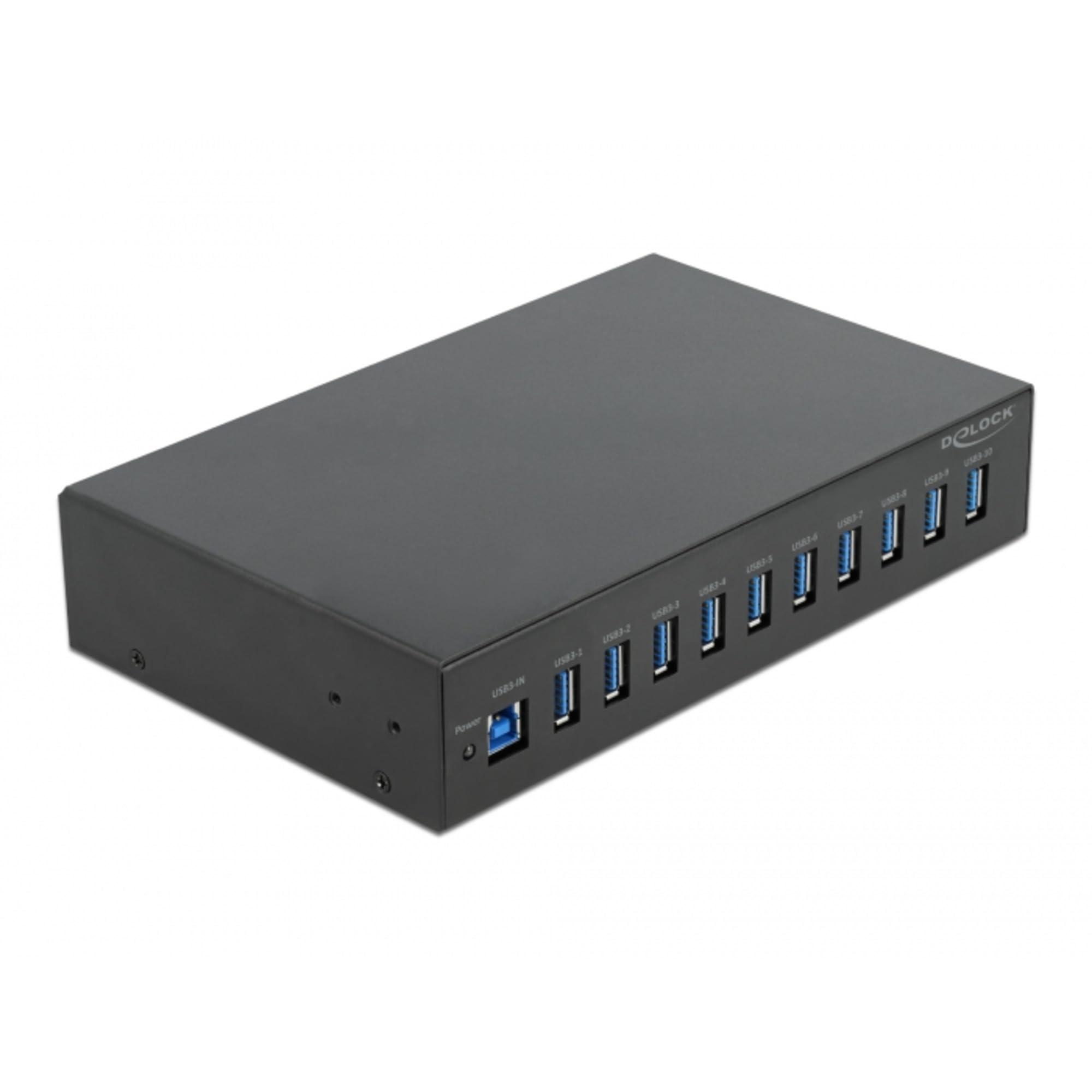 delock-10-hub-industriale-10-x-usb-3-2-gen-1-tipo-a