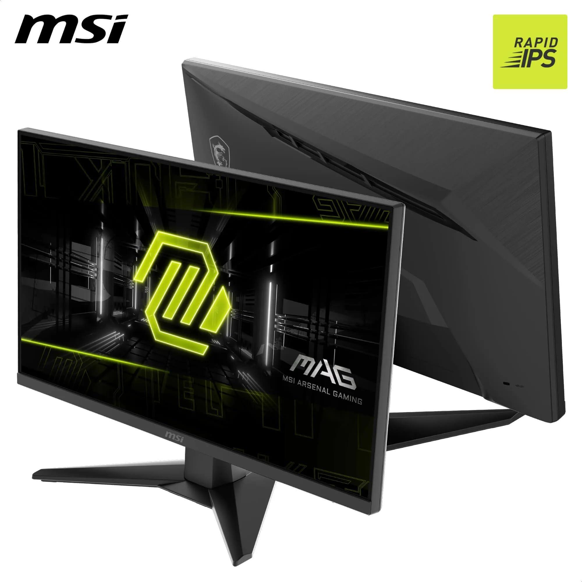 msi-mag-242f-monitor-gaming-da-24-fhd-1920x1080-rapid-ips-200hz-0-5ms-hdr-ready-amd-freesync-premium-eye-care-hdmi-2-0b-dp-1-2a-senza-cornice-inclinabile-montaggio-vesa-nero
