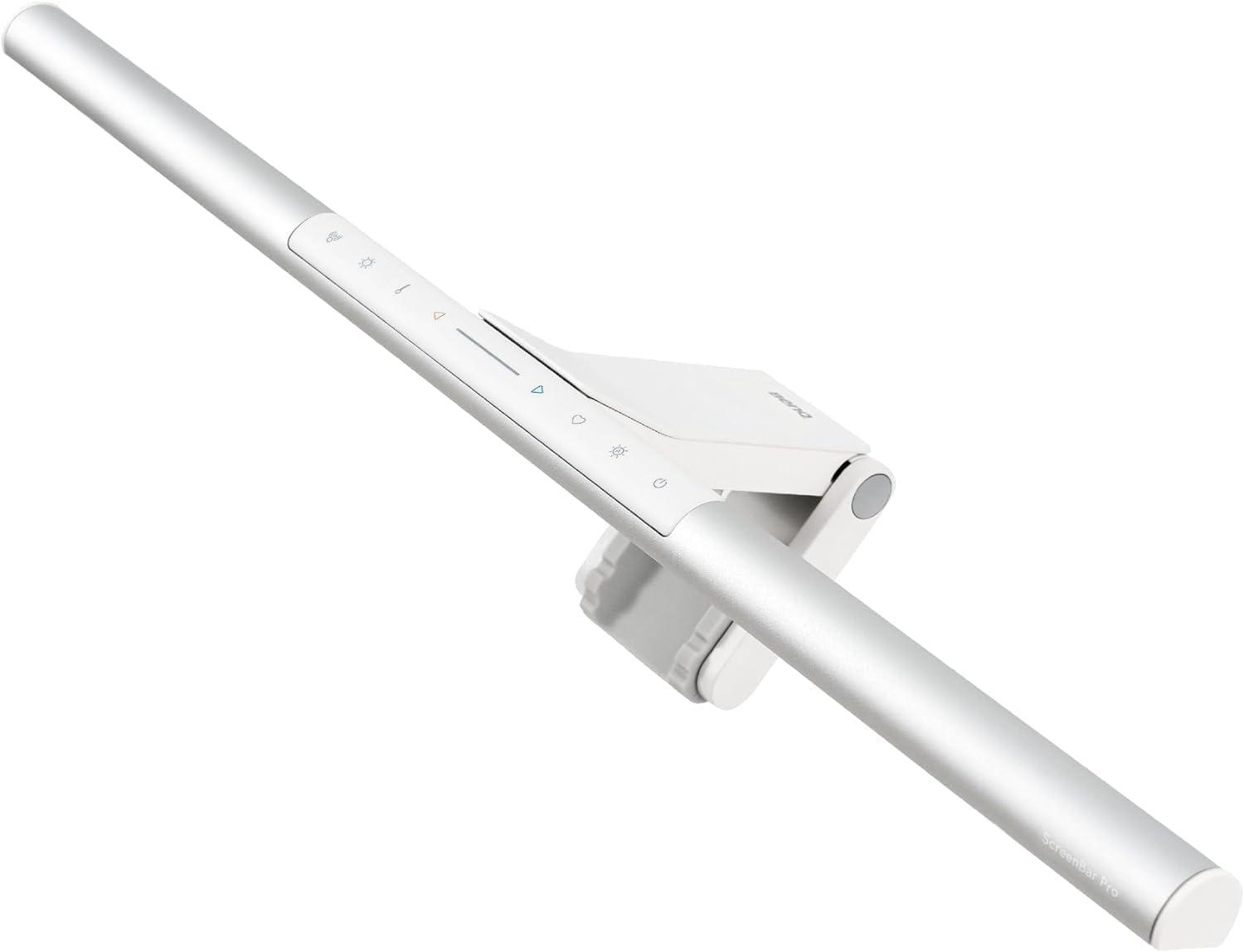 benq-screenbar-pro-led-lampada-da-monitor-argento-illuminazione-ampia-sensore-di-movimento-luminosita-e-temperatura-colore-regolabili-protezione-occhi-nessun-riflesso-salvaspazio-monitor-curvi-usb-c