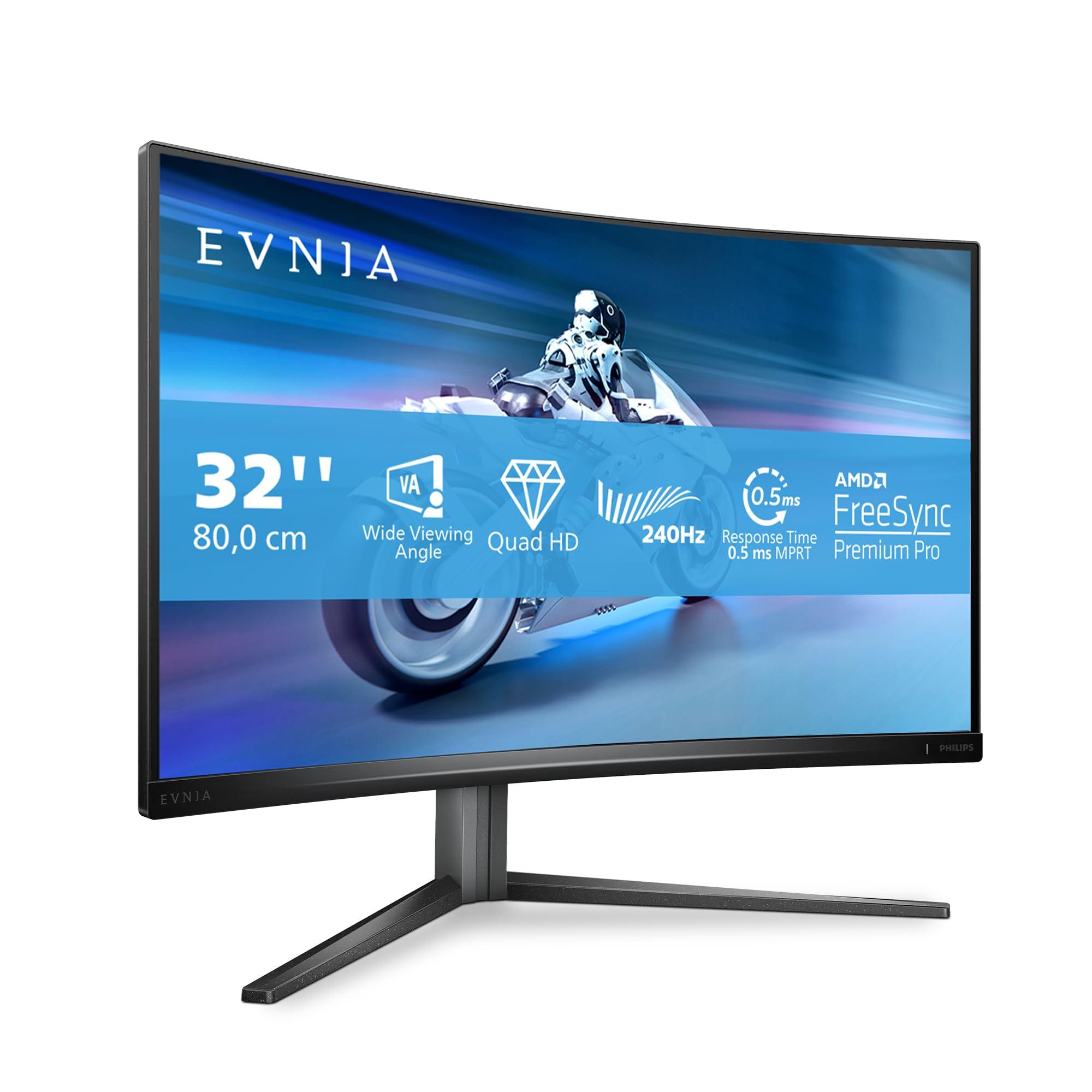 philips-evnia-32m2c5500w-curved-gaming-monitor-qhd-da-32-pollici-0-5-ms-mprt-240-hz-freesync-prem-pro-hdr400-2560x1440-hdmi-displayport-usb-hub-grigio