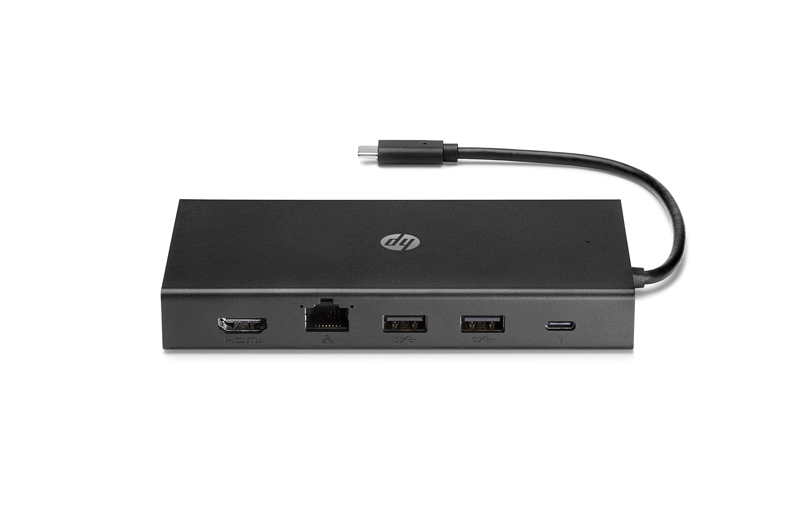hp-hub-multi-porta-usb-c-da-viaggio-compatibile-con-pc-dotati-di-porta-usb-c-power-delivery-e-displayport-nero
