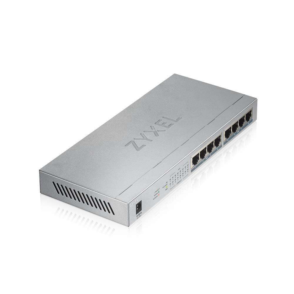 zyxel-switch-gigabit-8-porte-unmanaged-8x-poe-con-budget-di-60-w-plug-and-play-network-ethernet-splitter-gs1008hp