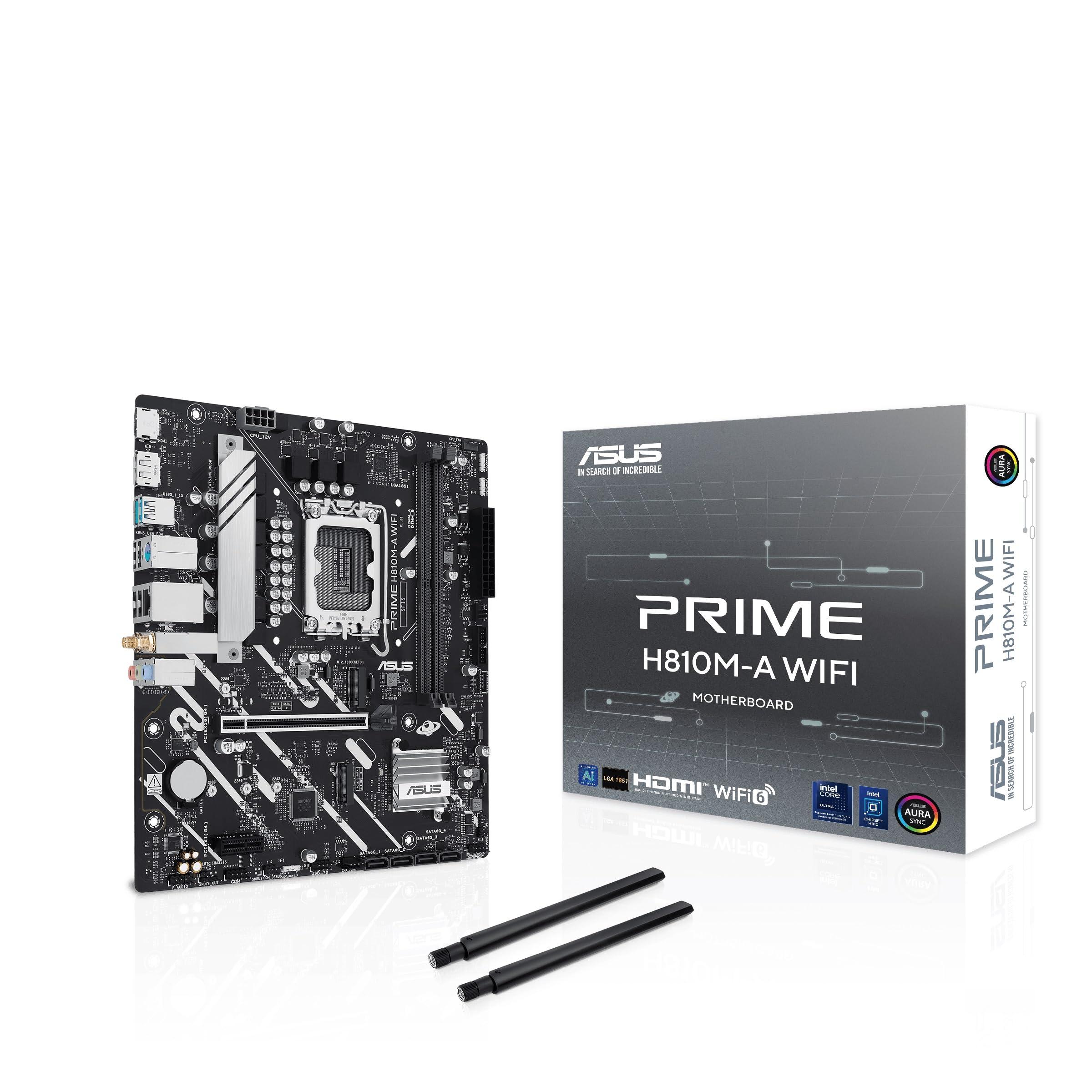 asus-prime-h810m-a-wifi-scheda-madre-intel-matx-6-1-1-1-fasi-di-alimentazione-slot-ddr5-pcie-4-0-2-slot-m-2-wifi-6e-ethernet-intel-16-gb-displayport-hdmi-usb-a-10-gbps-usb-c-5-gbps-nera