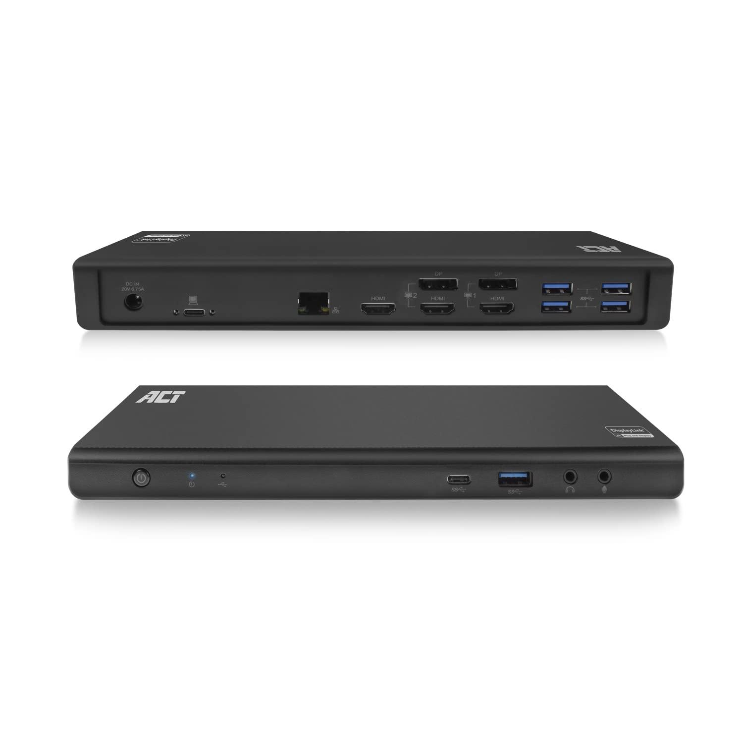 act-ac7048-usb-c-triple-4k-hdmi-docking-station-multiporta-100w