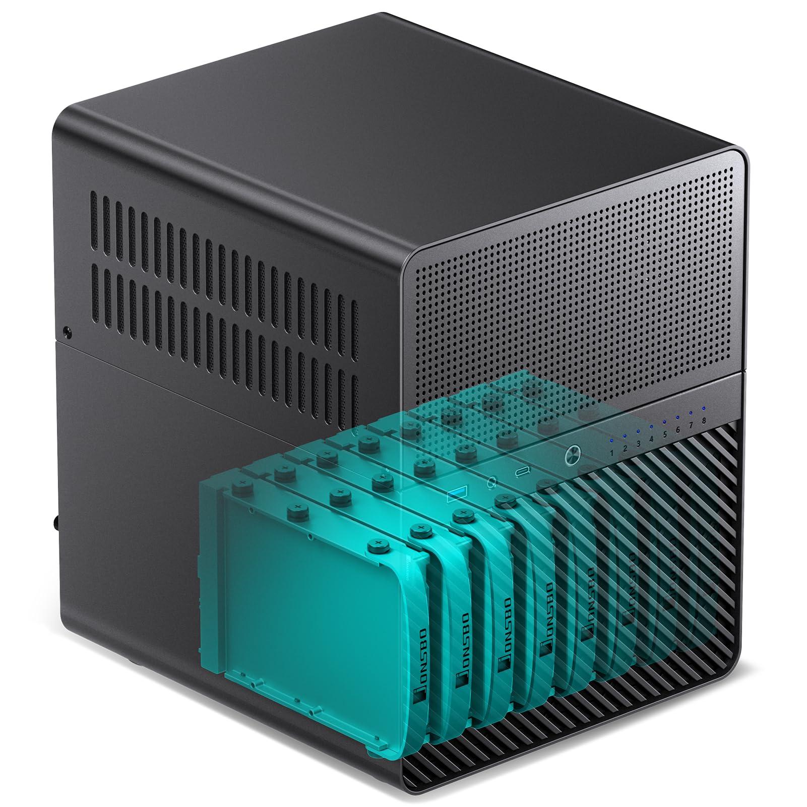 jonsbo-n3-nas-case-nero-case-mini-itx-compatto-in-alluminio-per-8x-hdd-da-3-5-hot-swap-2-ventole-da-80-mm-alimentatore-sfx-usb-c