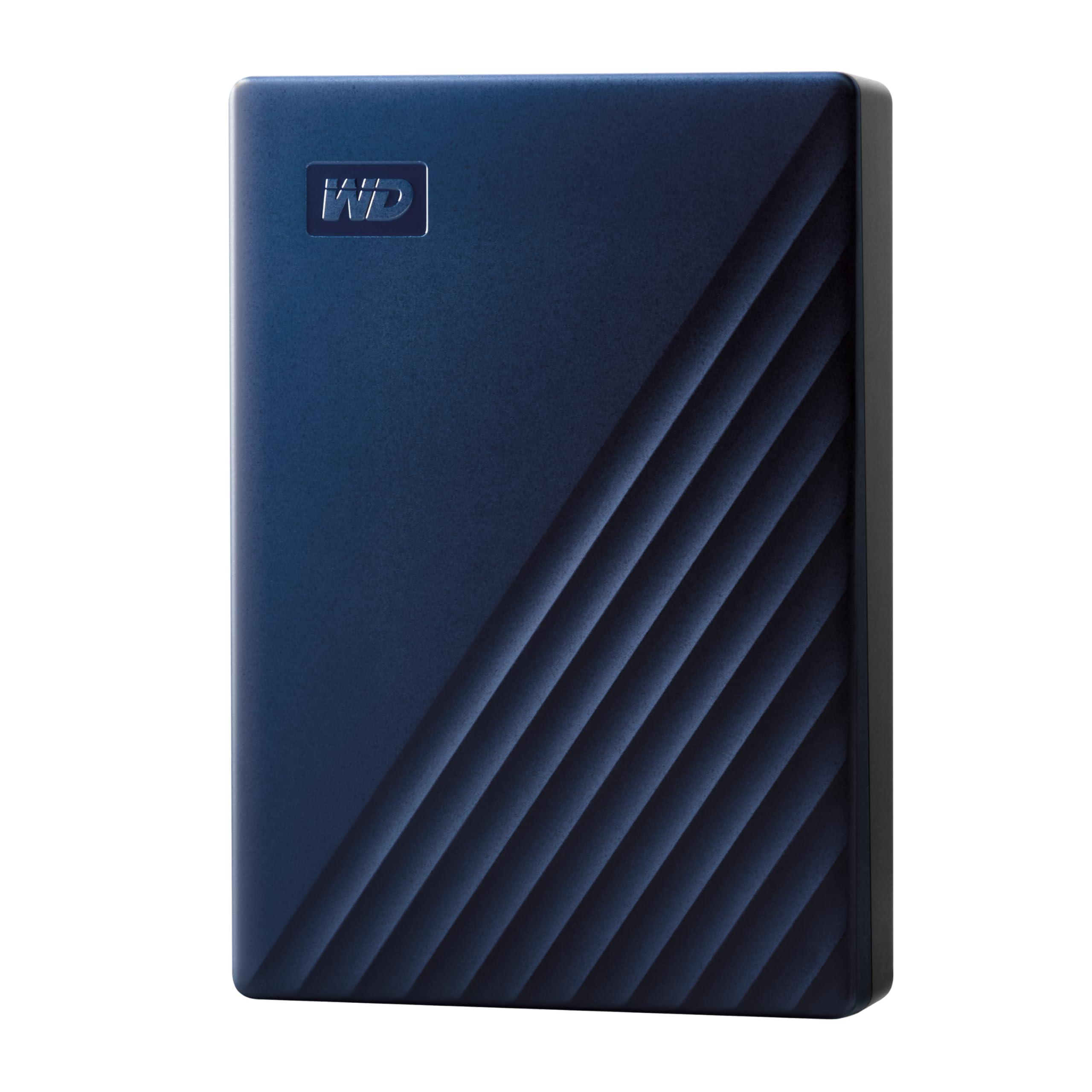 wd-6tb-my-passport-for-mac-hard-disk-esterno-portatile-usb-3-2-gen-1-usb-3-0-protezion-con-password-software-per-la-gestion-e-il-backup-formatto-per-macos-blu-notte