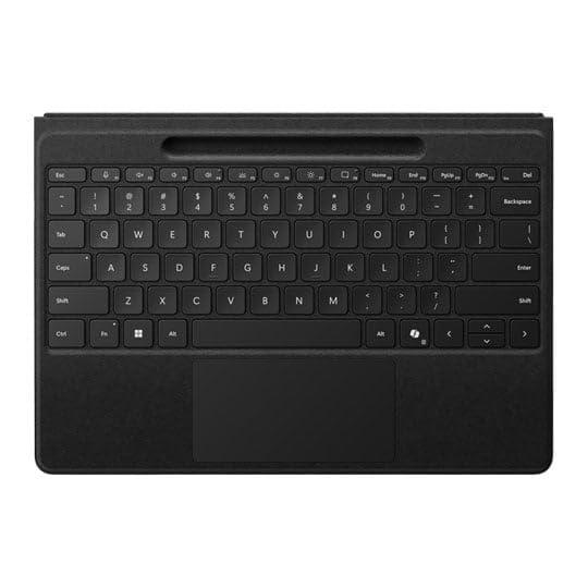 microsoft-surface-pro-flex-keyboard-keyboard-with-touchpad-accelerometer-surface-slim-pen-2-storage-and-charging-tray-backlit-wireless-bluetooth-le-qwerty-english-black-for-surfac