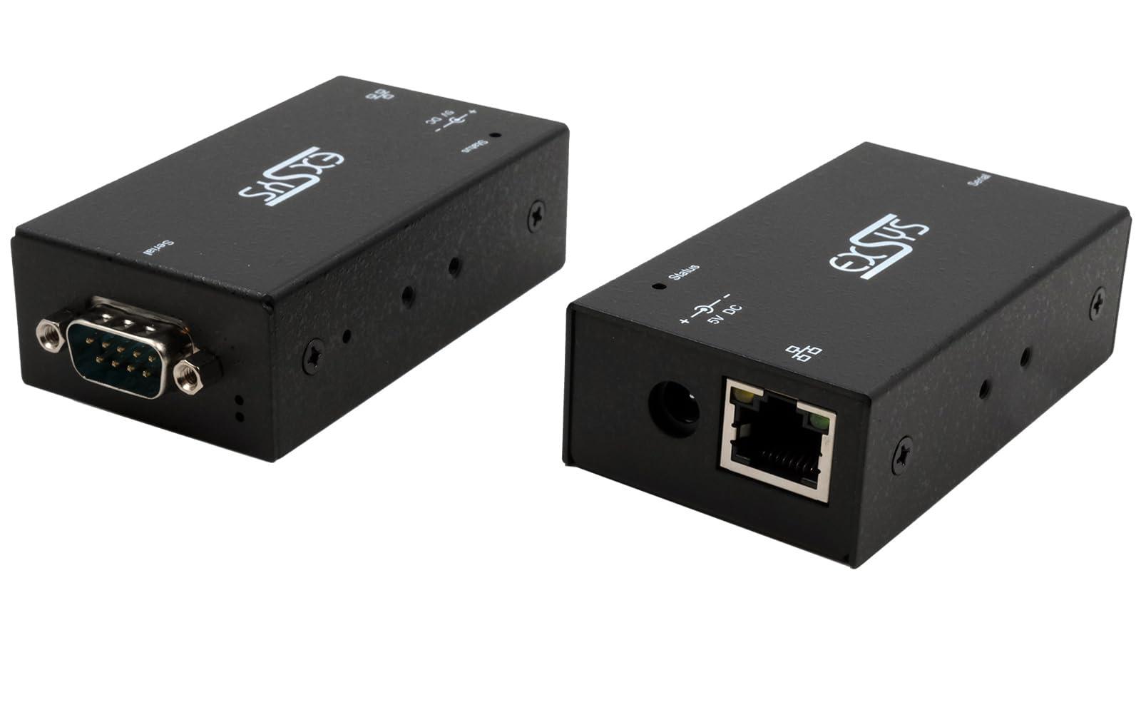 exsys-ex-6111-2poe-1-ethernet-poe-a-1-x-seriale-rs-232-incluso-alimentatore-di-rete