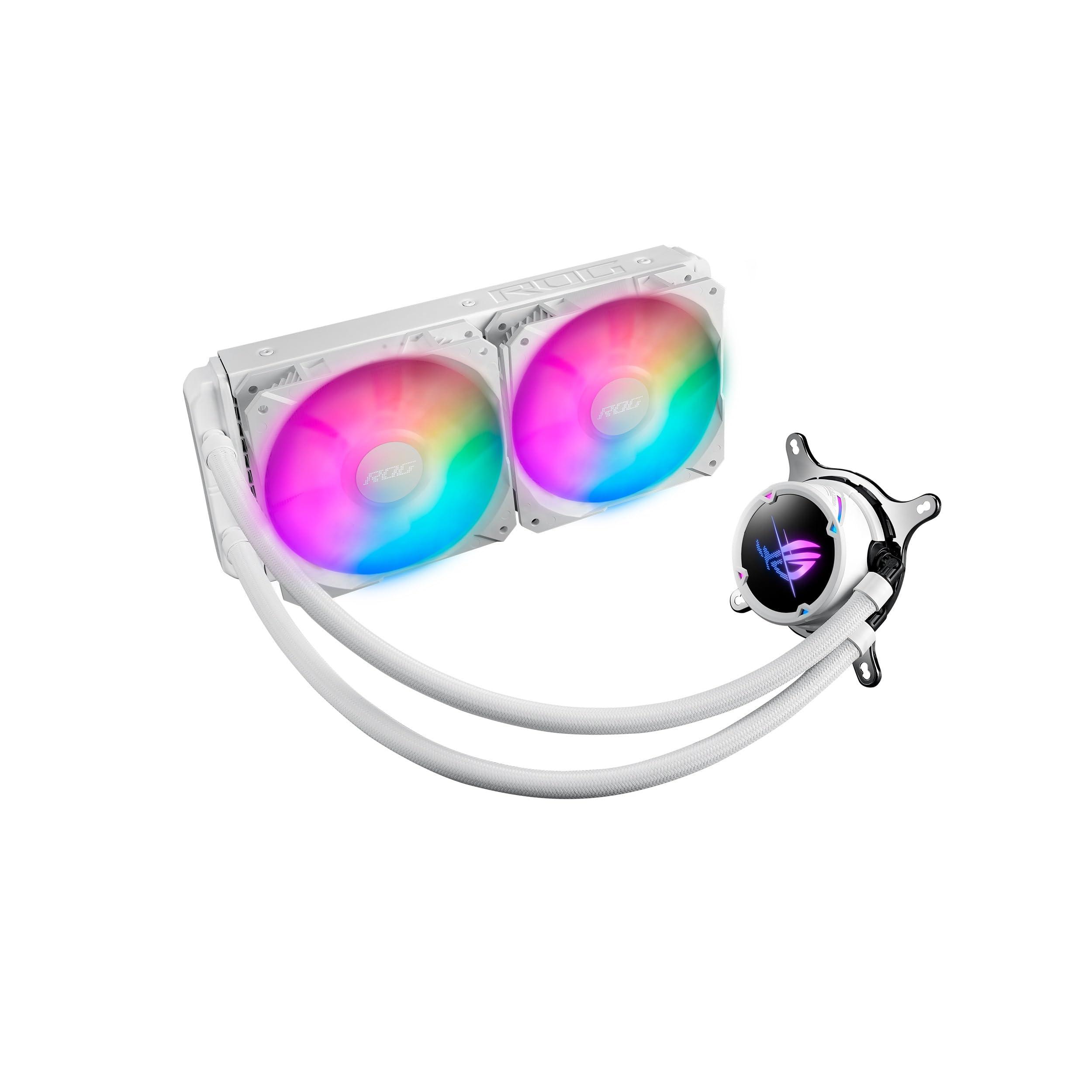 asus-rog-strix-lc-ii-240-argb-white-edition-raffreddatore-cpu-a-liquido-all-in-one-con-aura-sync-supporto-intel-lga-1700-e-amd-am5-am4-tr4-e-2-ventole-rog-rgb-da-120-mm-indirizzabili-bianco