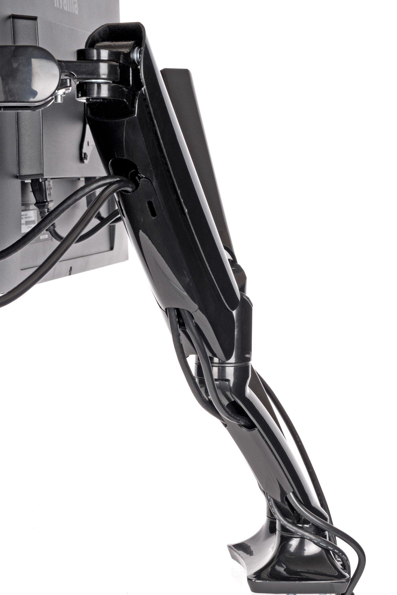 iiyama-ds3001c-b1-staffa-per-monitor-singolo-braccio-con-molla-a-gas-per-monitor-fino-a-27-pollici-fino-a-5kg-nero