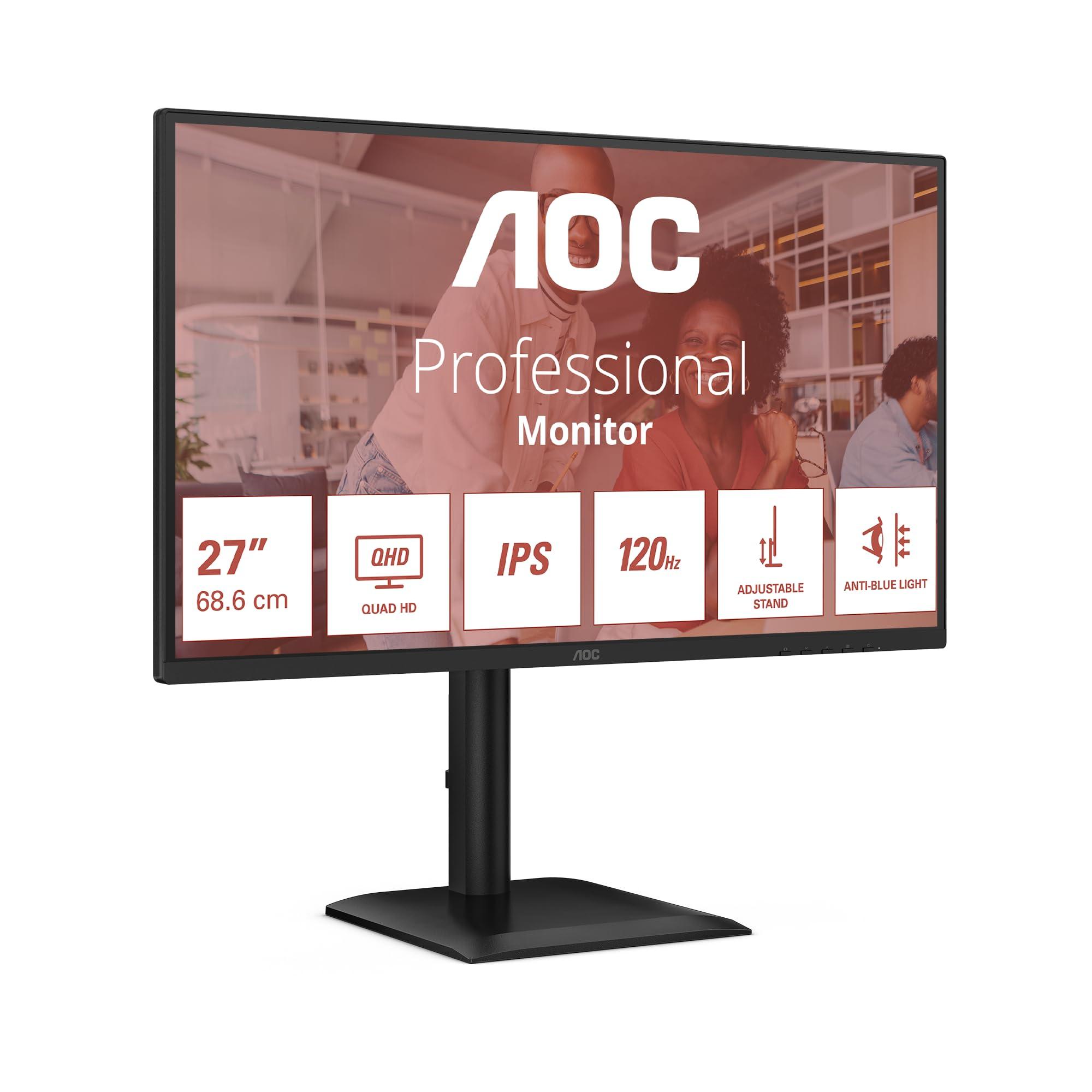 monitor-aoc-q27e4cv-da-27-pollici-qhd-monitor-120-hz-ips-4-ms-mprt-adaptive-sync-modalita-hdr-regolazione-dell-altezza-altoparlante-2560-x-1440-hdmi-1x-2-0-dp-1x-1-4-hub-usb-nero