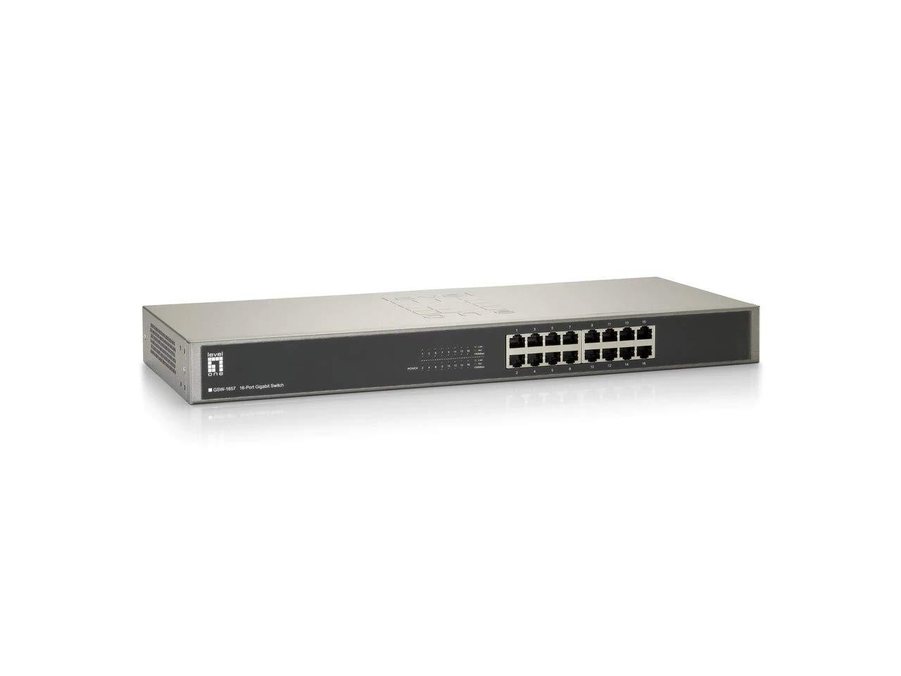 levelone-16-port-gigabit-rackmount-switch