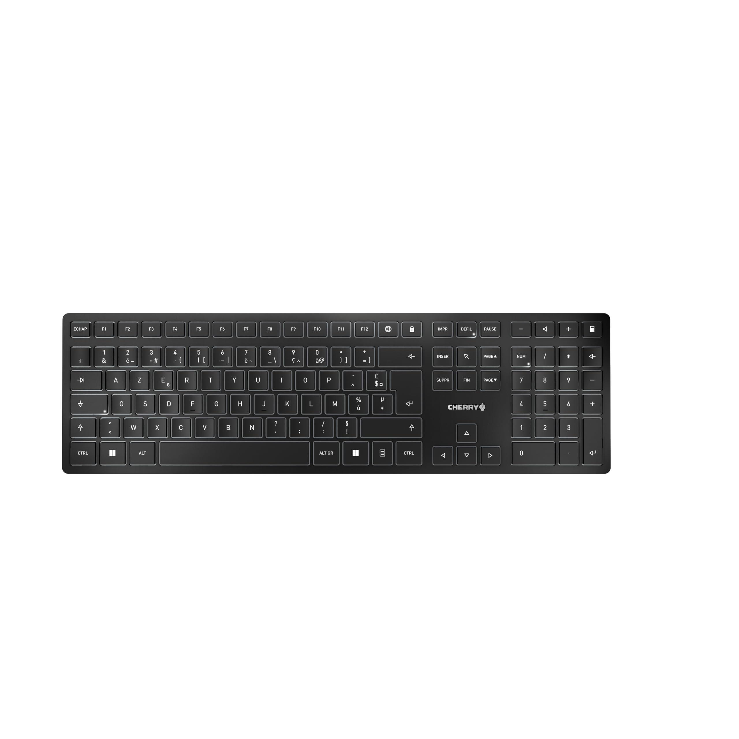 cherry-kw-9100-slim-tastiera-di-design-senza-fili-per-la-francia-azerty-a-scelta-connessione-bluetooth-o-wireless-2-4-ghz-tasti-piatti-ricaricabile-nero-grigio-windows