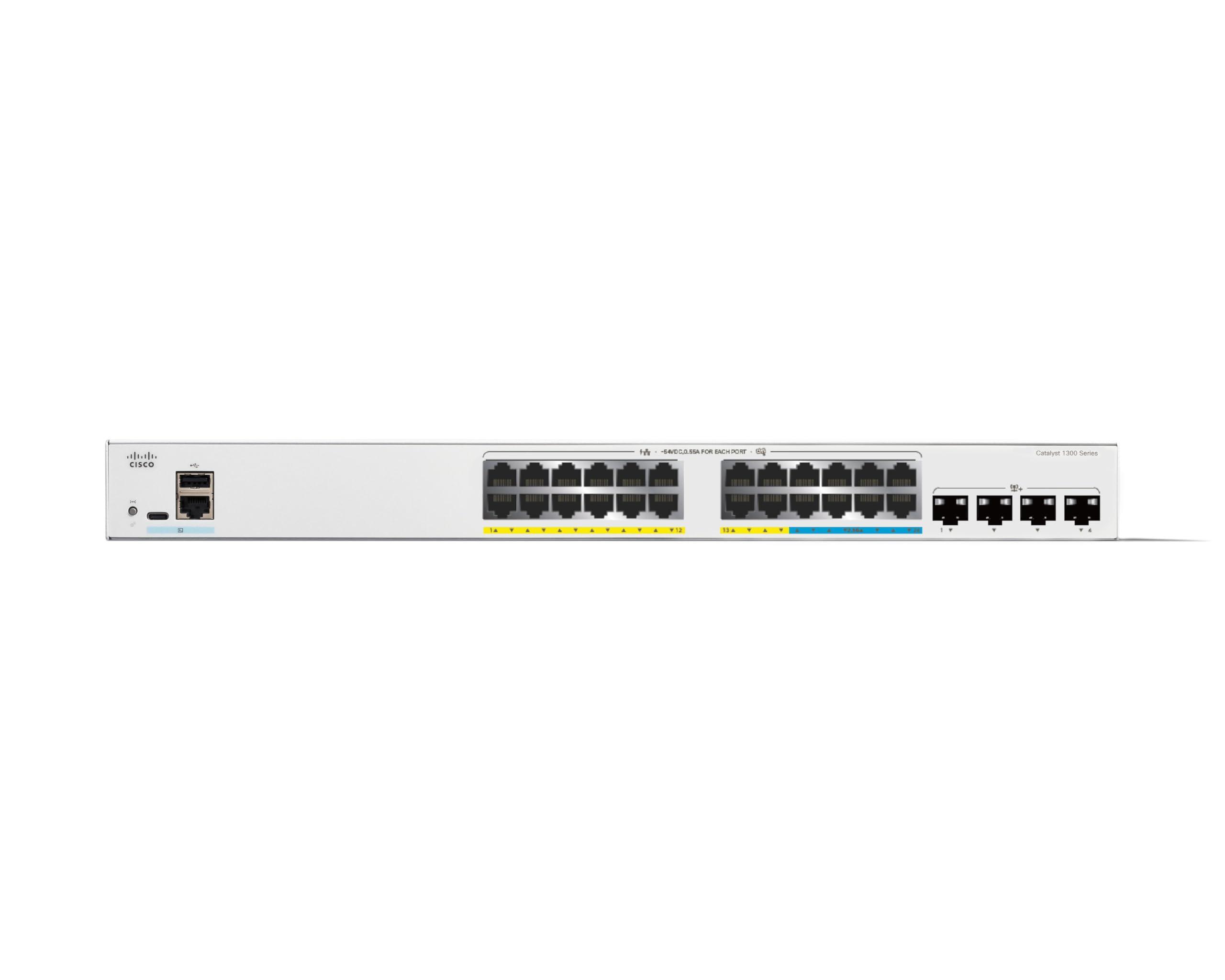 cisco-catalyst-1300-24mgp-4x-managed-switch-16-porte-ge-8-porte-2-5ge-poe-4-porte-sfp-10ge-protezione-limitata-a-vita-c1300-24mgp-4x