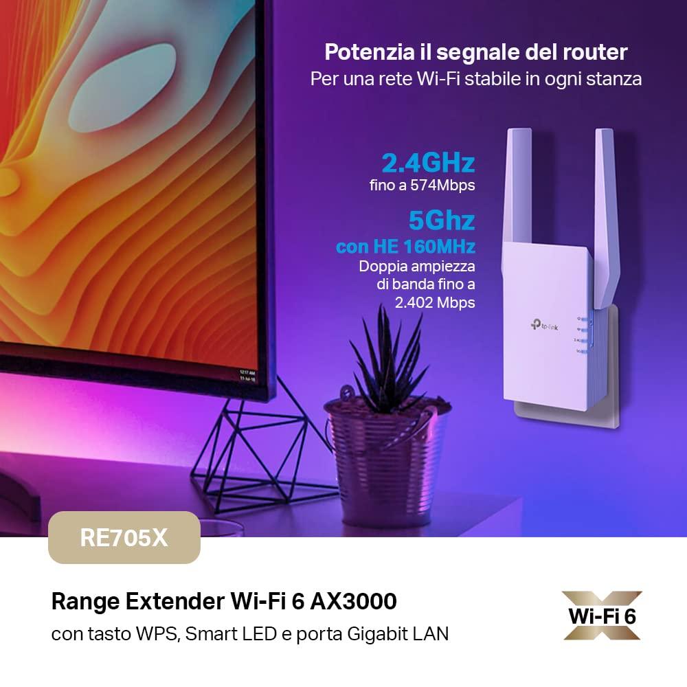 tp-link-re705x-ripetitore-wifi-6-amplificatore-ax3000mbps-extender-booster-1-porta-gigabit-ethernet-ultraveloce-amplificatore-segnale-nuovo-prodotto-con-tp-link-onemesh