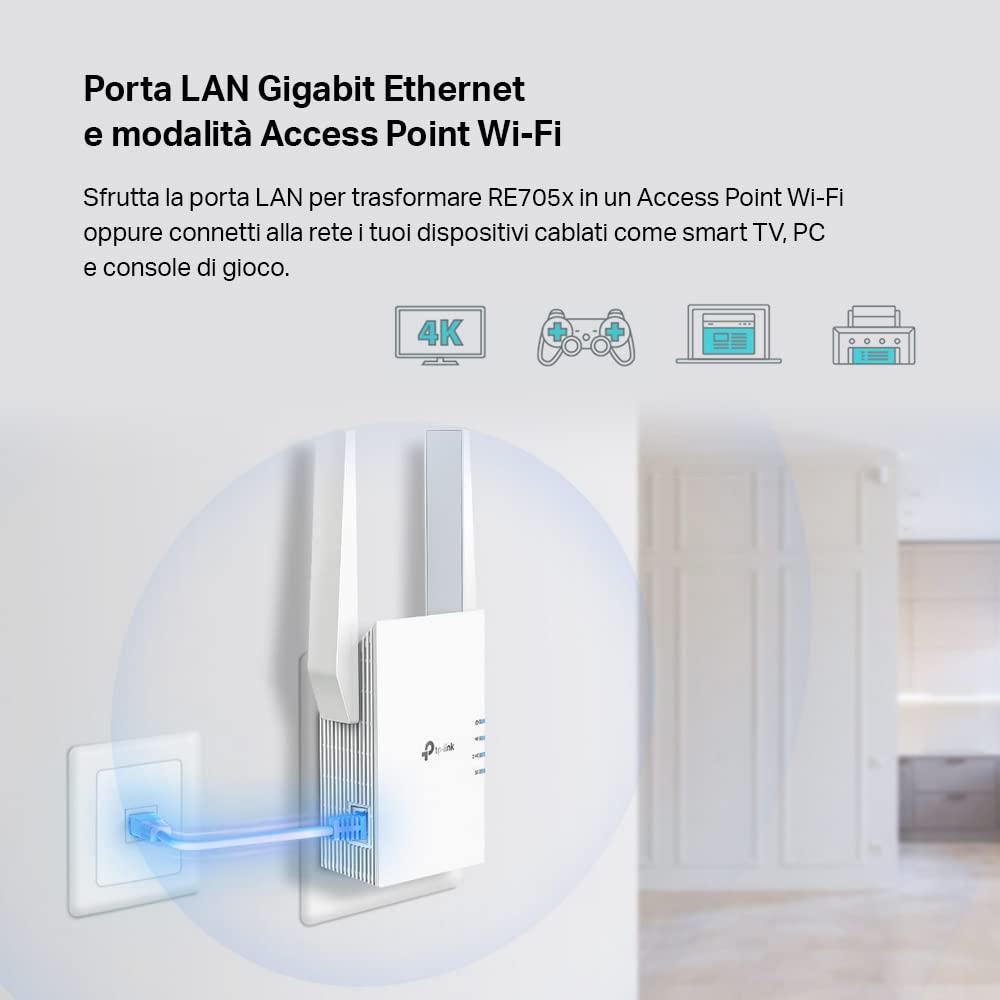 tp-link-re705x-ripetitore-wifi-6-amplificatore-ax3000mbps-extender-booster-1-porta-gigabit-ethernet-ultraveloce-amplificatore-segnale-nuovo-prodotto-con-tp-link-onemesh