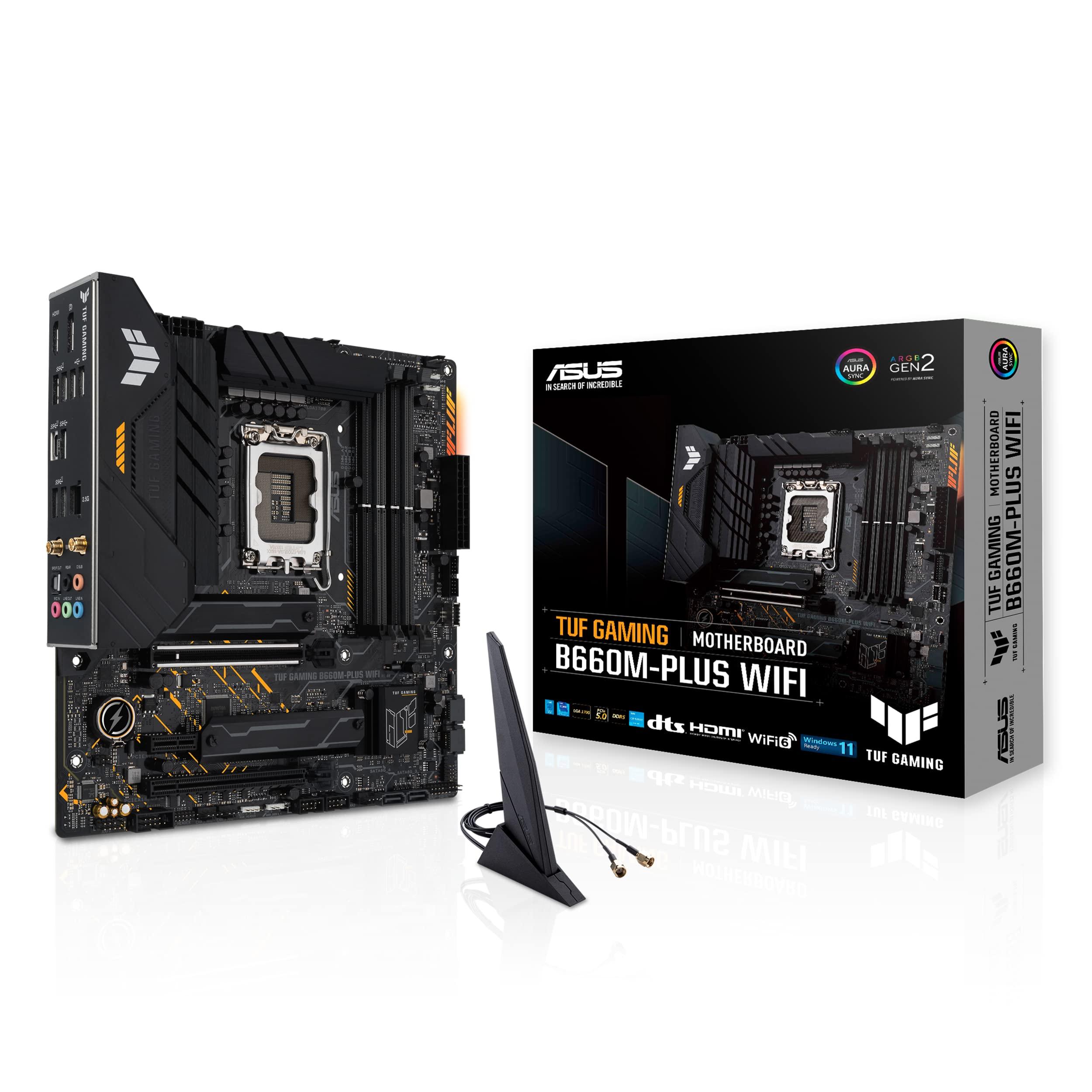 asus-tuf-gaming-b660m-plus-wifi-scheda-madre-matx-intel-b660-lga1700-ddr5-pcie-5-0-lan-realtek-2-5gb-wifi-6-realtek-7-1-surround-2xm-2-4xsata-6gb-s-usb-3-2-gen-2x2-armoury-crate-nero