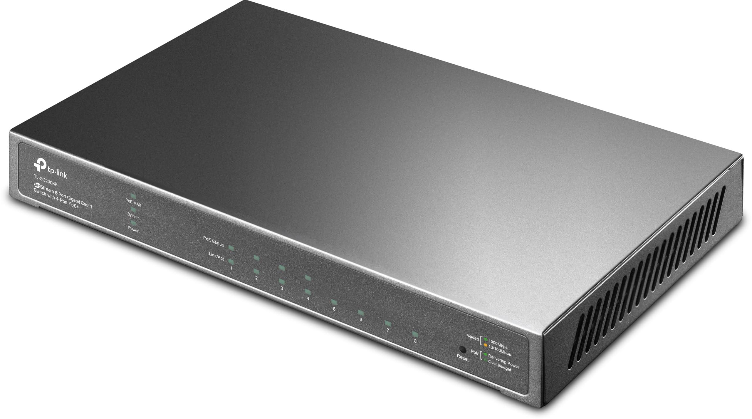 tp-link-tl-sg2008p-multipresa-smart-switch-jetstream-8-porte-gigabit-con-4-porte-poe