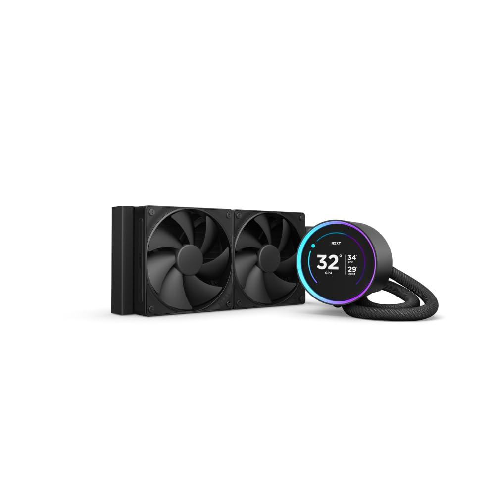 nzxt-kraken-elite-240-raffreddamento-a-liquido-cpu-aio-240-mm-2-ventole-f120p-pompa-a-turbina-con-display-ips-lcd-da-2-72-personalizzabile-intel-lga-1700-1200-115x-1851-amd-am5-am4-nero