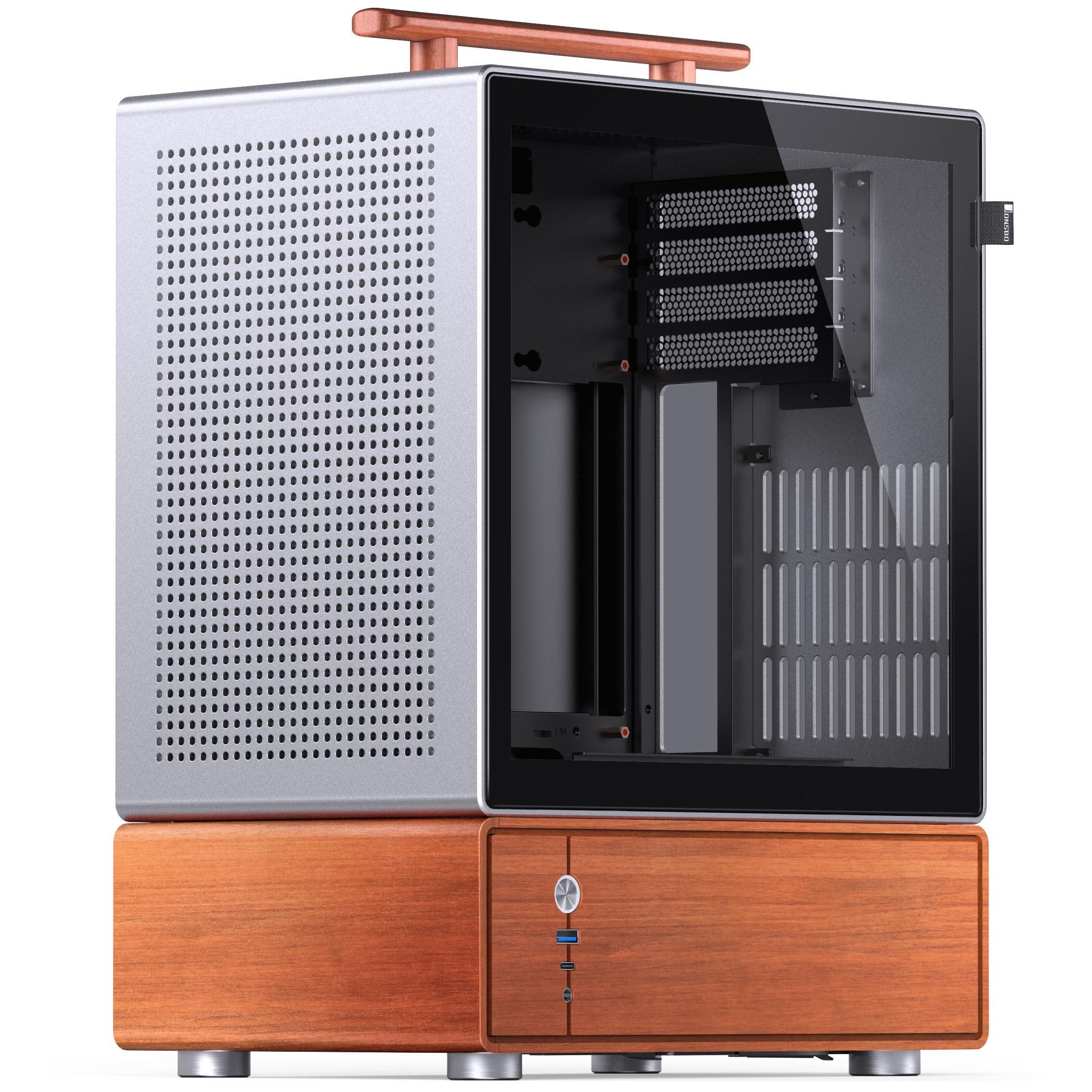 jonsbo-t7-micro-atx-case-pc-argento-case-matx-con-alluminio-e-maniglia-in-legno-vetro-temperato-design-a-due-camere-usb-c