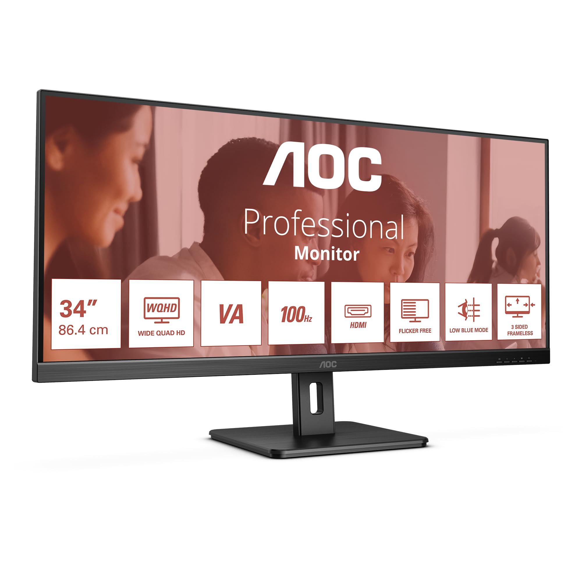 aoc-u34e2m-monitor-wqhd-da-34-pollici-100-hz-4-ms-sincronizzazione-adattiva-3440x1440-hdmi-displayport-colore-nero