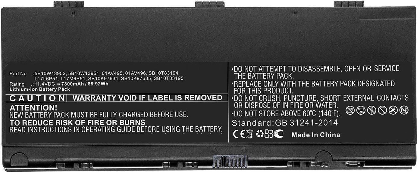 coreparts-laptop-battery-for-lenovo-88-92wh-li-ion-11-4v-7800mah-01av495-01av496-5b10w13951-5b10w-88-92wh-li-ion-11-4v-7800mah-black-for-lenovo-notebook-laptop-thinkpad-p52-thinkpad-p52-c00-t