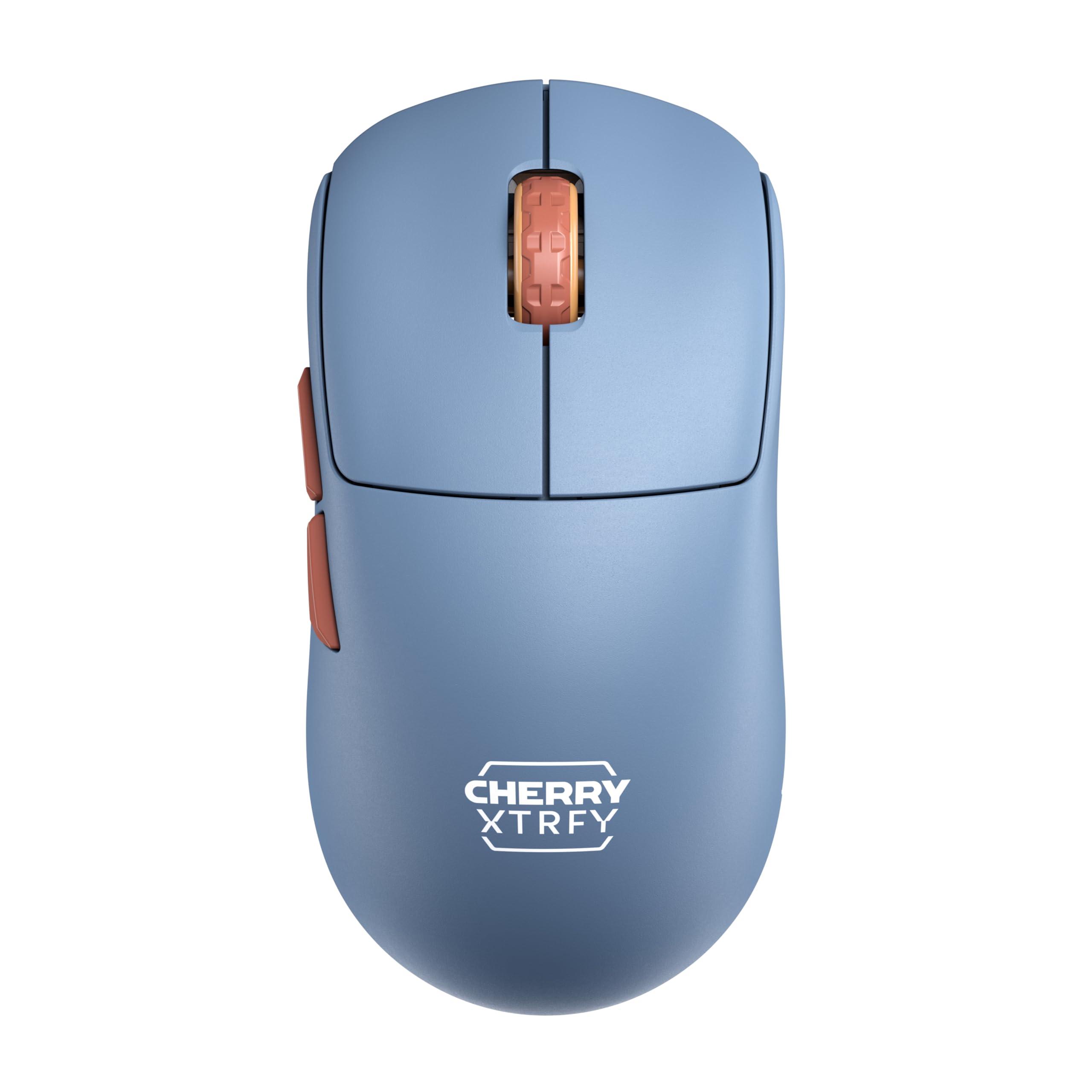 cherry-xtrfy-m68-wireless-mouse-gaming-senza-fili-ultra-leggero-2-4-ghz-rf-ottimizzato-per-esport-forma-simmetrica-con-parte-frontale-ultra-bassa-blu