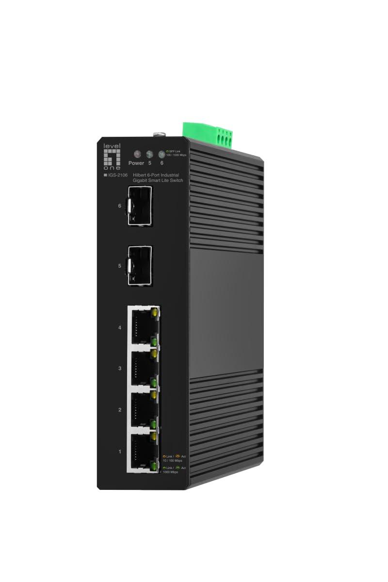 levelone-hilbert-switch-gigabit-smart-lite-a-6-porte-4-x-gigabit-rj45-2-x-gigabit-sfp