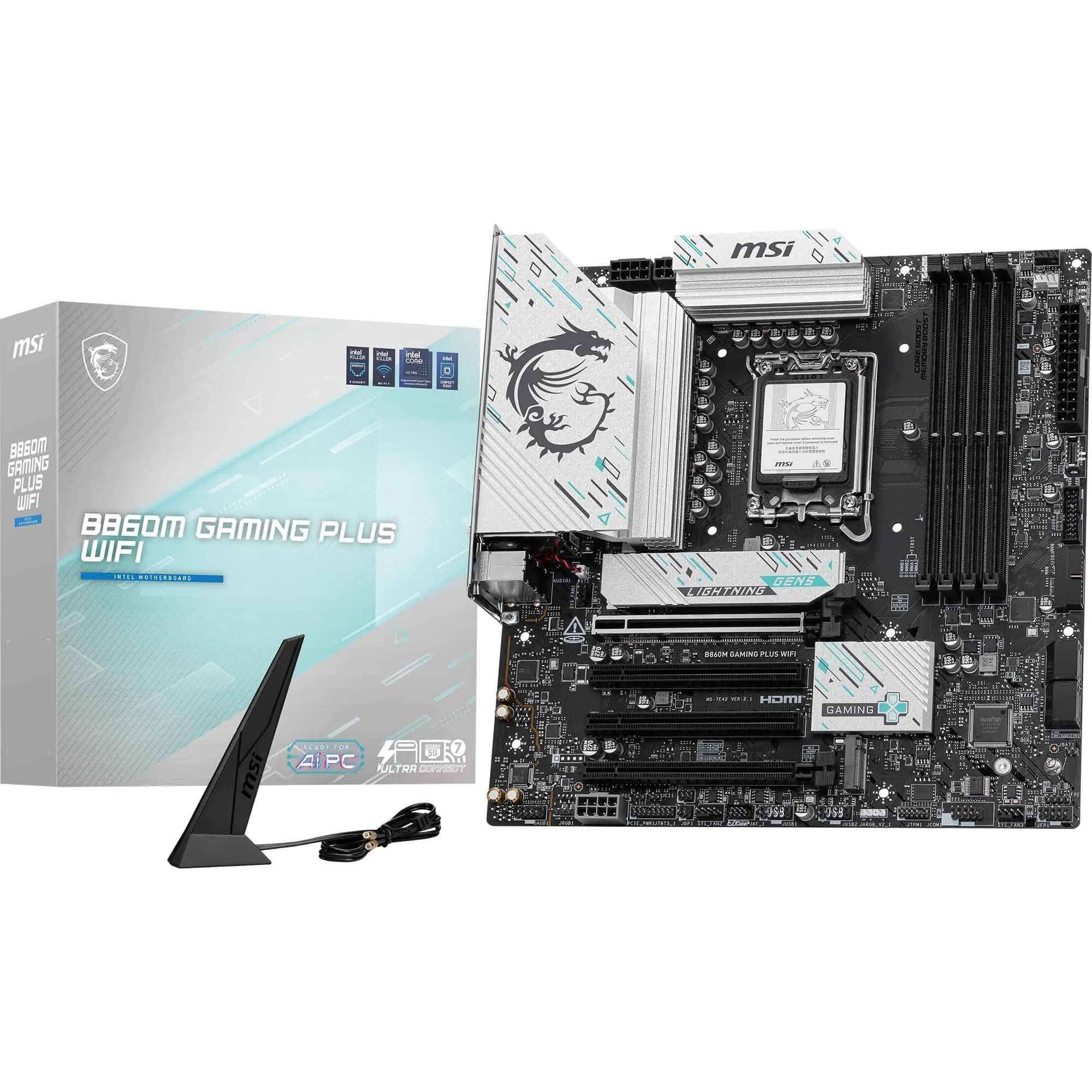 msi-b860m-gaming-plus-wifi-scheda-madre-matx-supporta-i-processori-intel-core-ultra-serie-2-lga-1851-ddr5-memory-boost-8800-mt-s-oc-pcie-5-0-x16-m-2-gen5-intel-killer-5g-lan-wi-fi-7