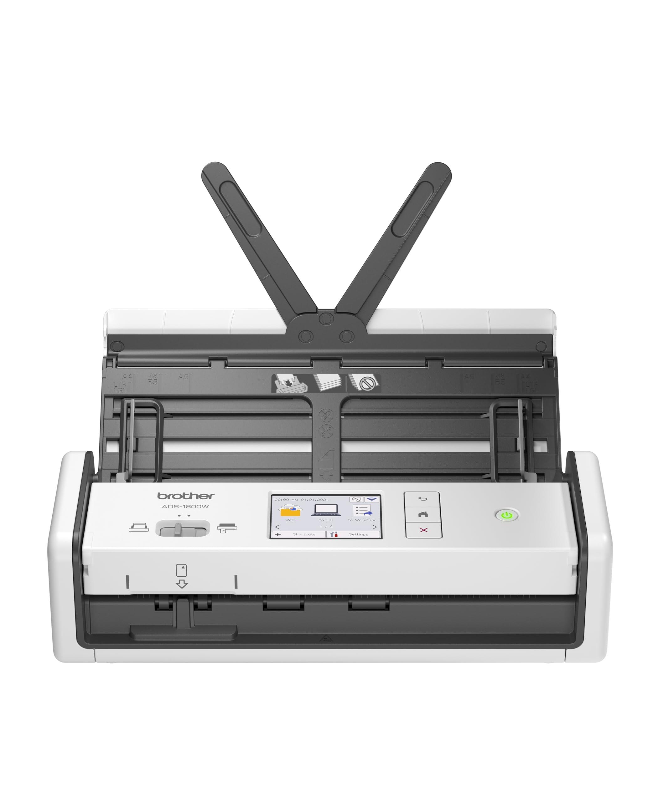 brother-ads1800w-scanner-per-documenti-portatile-adf-da-20-fogli-slot-per-carte-d-identita-touchscreen-app-di-supporto-software-ocr-e-pdf-incluso-spina-del-regno-unito