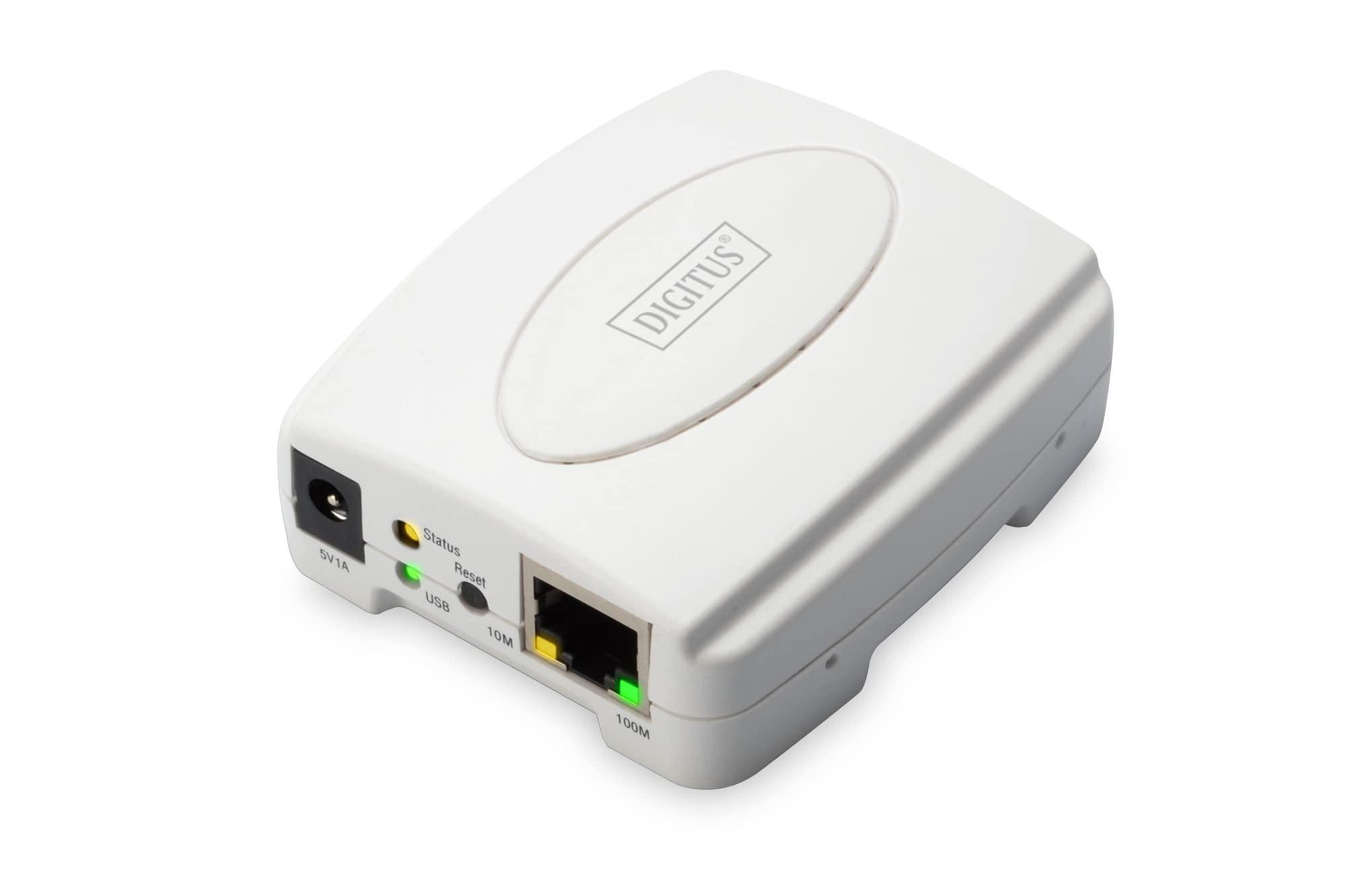 digitus-server-di-stampa-fast-ethernet-con-usb-2-0-1x-rj45-1x-usb-a-indipendente-dal-sistema-operativo-server-di-stampa-compatibile-con-dhcp-tcp-ip-incl-alimentatore-bianco