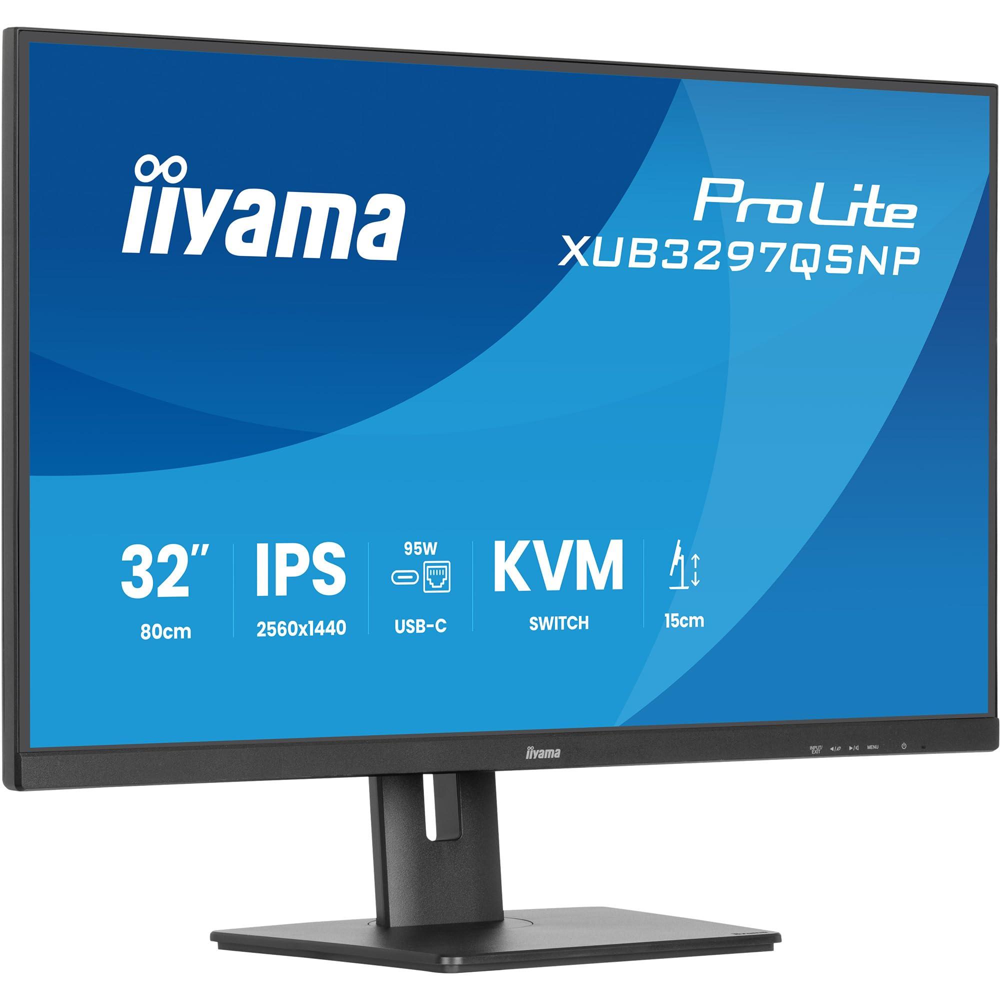 iiyama-xub3297qsnp-b1-monitor-31-5-ips-2560-x-1440-100hz-1h1dp1c-has-rj45-pd95w-kvm
