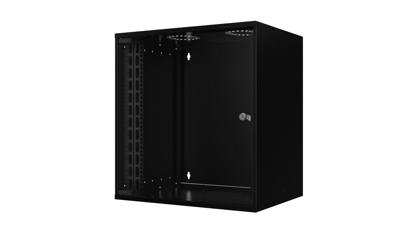 logon-rum12u40mnbl-da-parete-12u-nero-rack