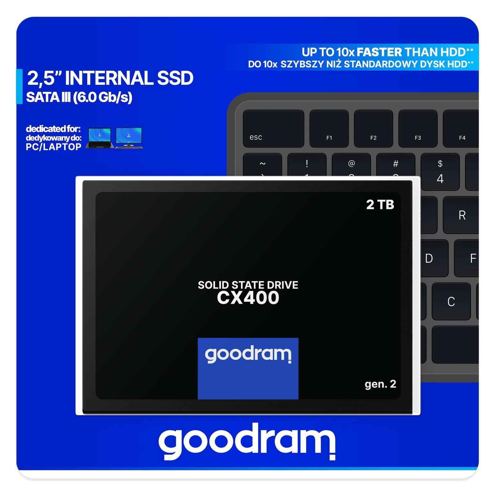 goodram-ssd-2tb-cx400-gen-2-2048gb-solid-state-drive-ssd-con-interfaccia-sata-iii-3d-tlc-nand-flash-chip-di-memoria-2-5-per-accelerare-il-pc-fino-a-10-volte-nero-2048gb-2tb