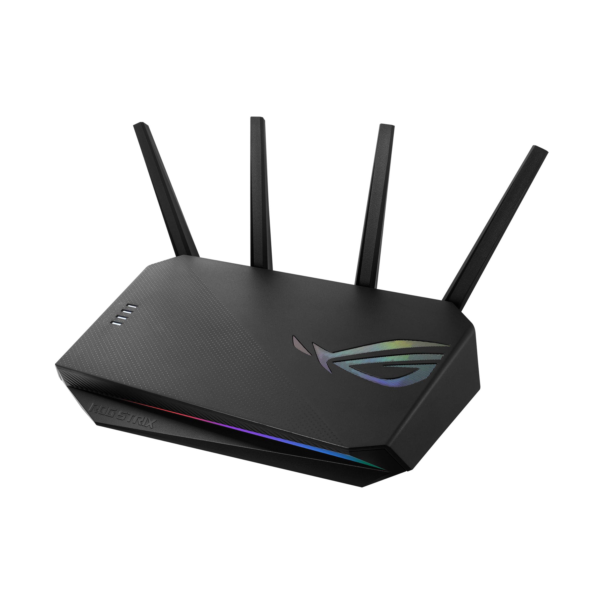 asus-rog-strix-gs-ax5400-router-wi-fi-6-dual-band-per-il-gaming-compatibile-con-ps5-e-giochi-dispositivi-mobili-vpn-fusion-instant-guard-gear-accelerator-porta-di-gioco-qos-adattivo-e-aura-rgb