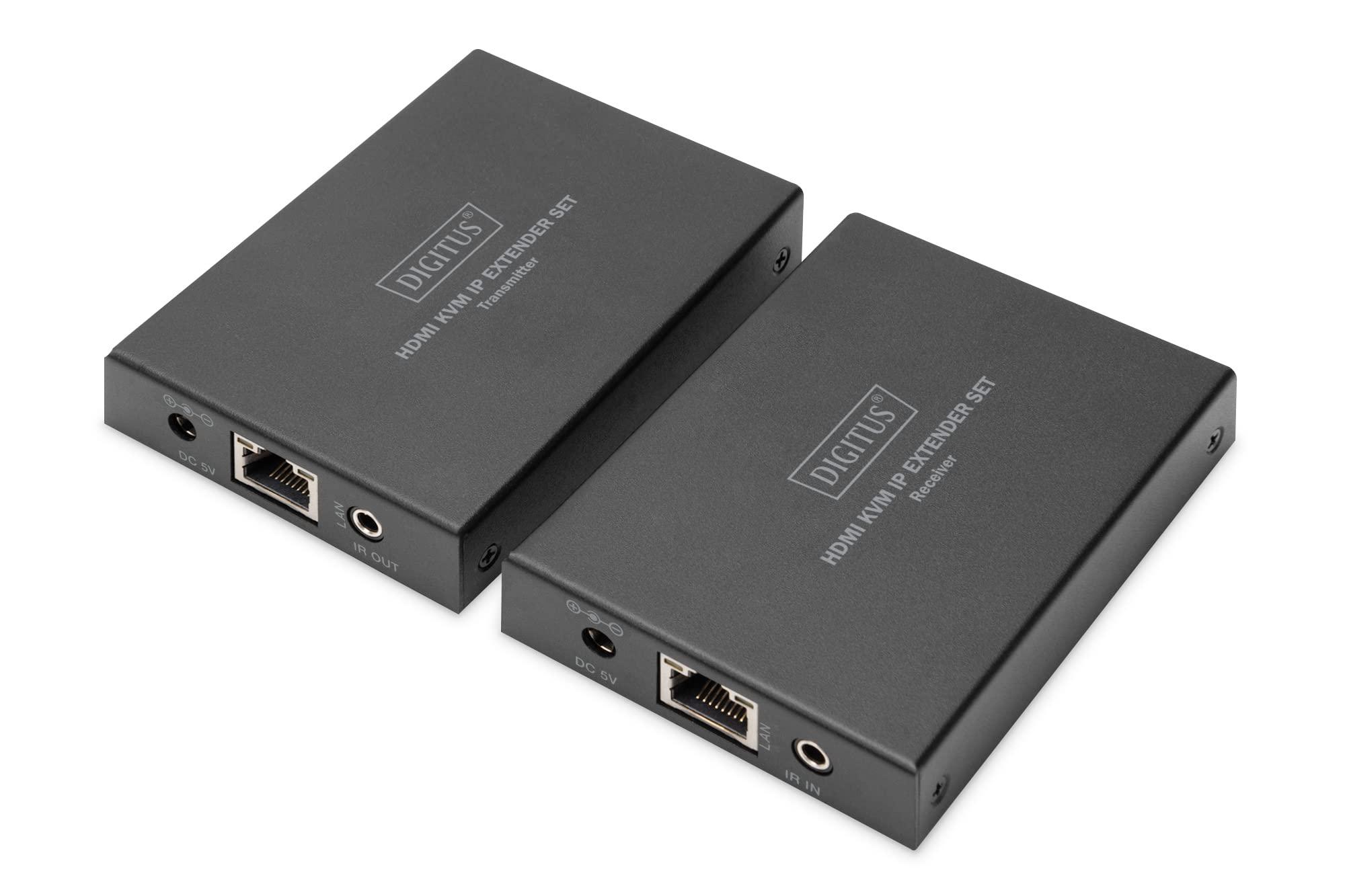 digitus-ds-55507-estensore-kvm-hdmi-full-hd-1080p-60-hz-150-m-via-cavo-lan-illimitato-via-ethernet-compatibile-con-ip-set-trasmettitore-e-ricevitore-ir-infrarossi-hdmi-1-4-hdcp-1-4