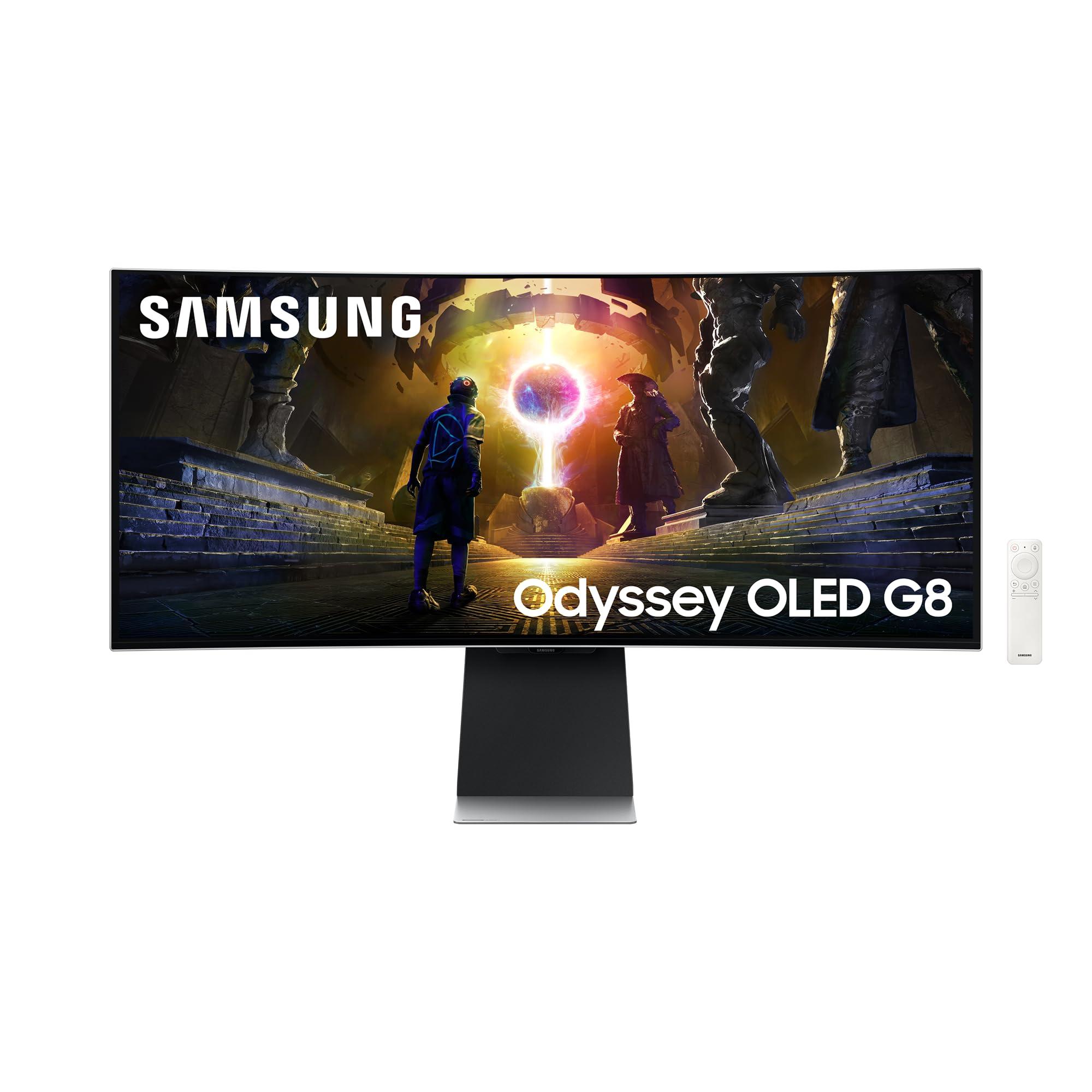 samsung-monitor-gaming-odyssey-oled-g8-s34dg850-curvo-1800r-34-3440x1440-wqhd-21-9-hdr10-qd-oled-glare-free-175hz-0-03ms-gtg-compatibilita-g-sync-hdmi-usb-dp-wifi-casse-has